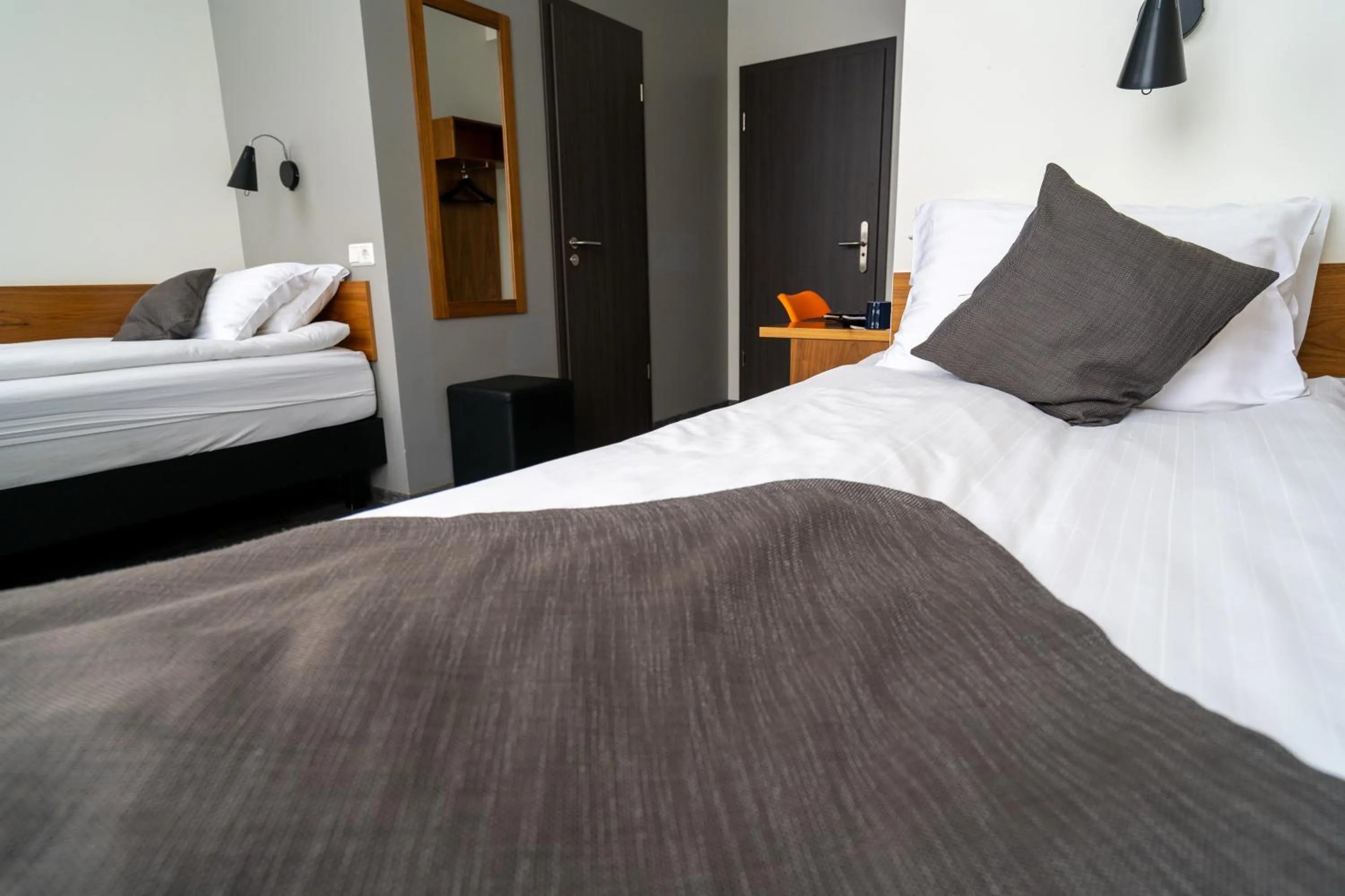 Bed in Hótel Valaskjálf