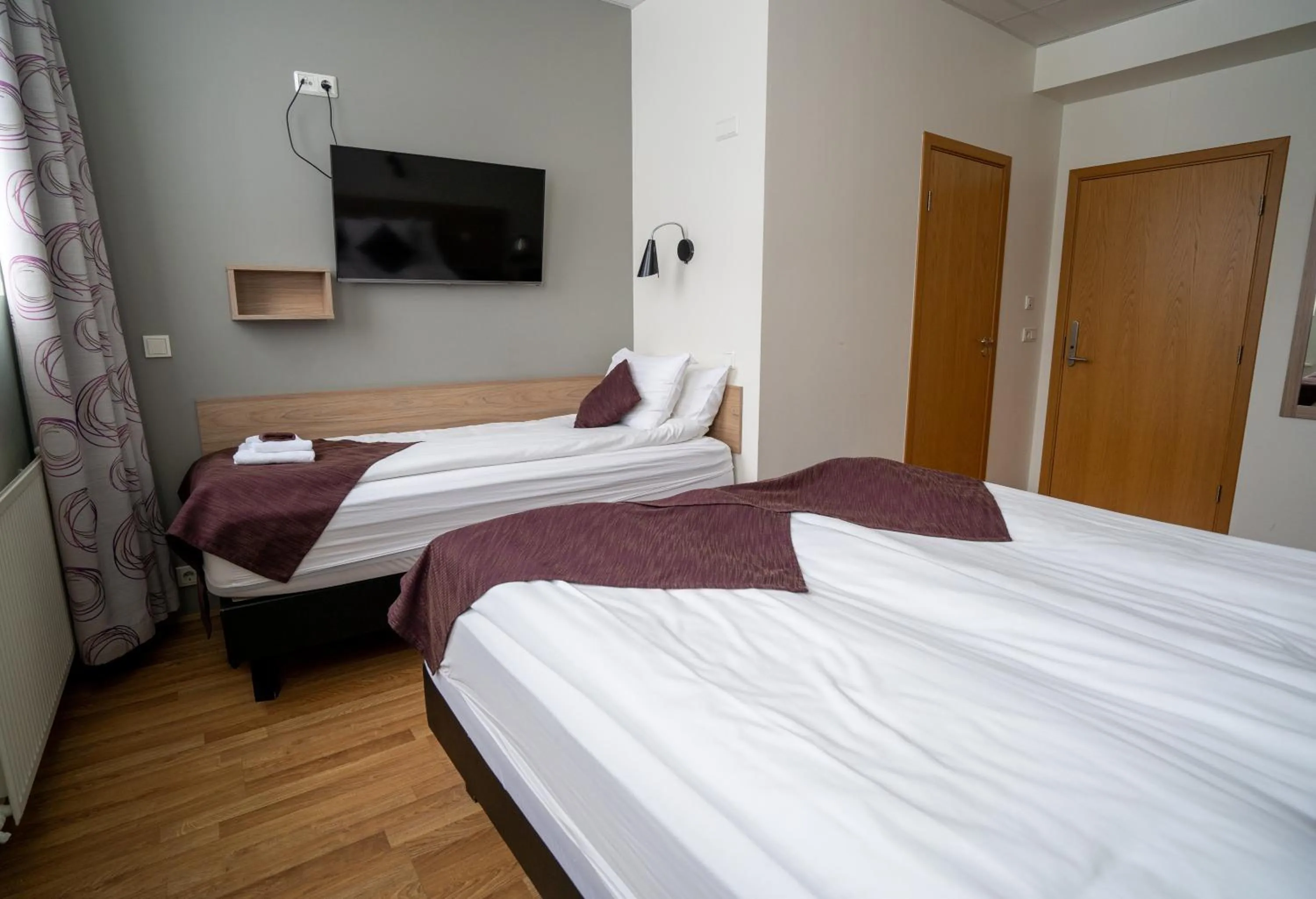 Bed in Hótel Valaskjálf