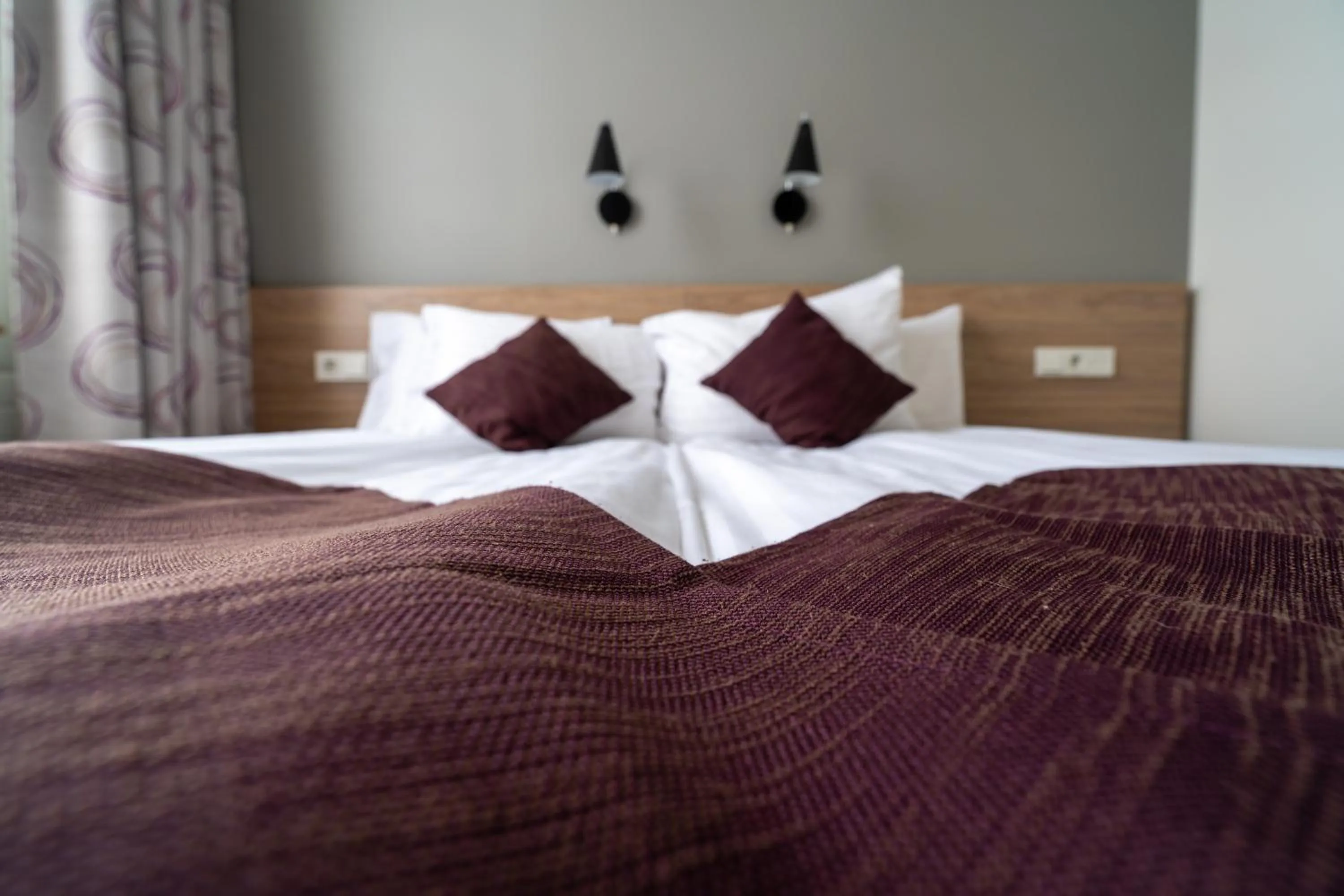 Bed in Hótel Valaskjálf