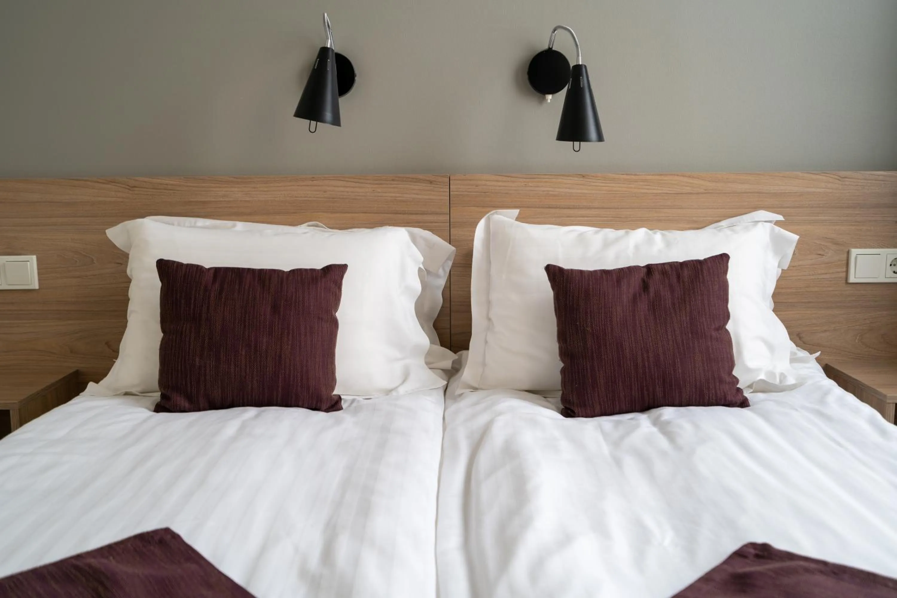 Bed in Hótel Valaskjálf