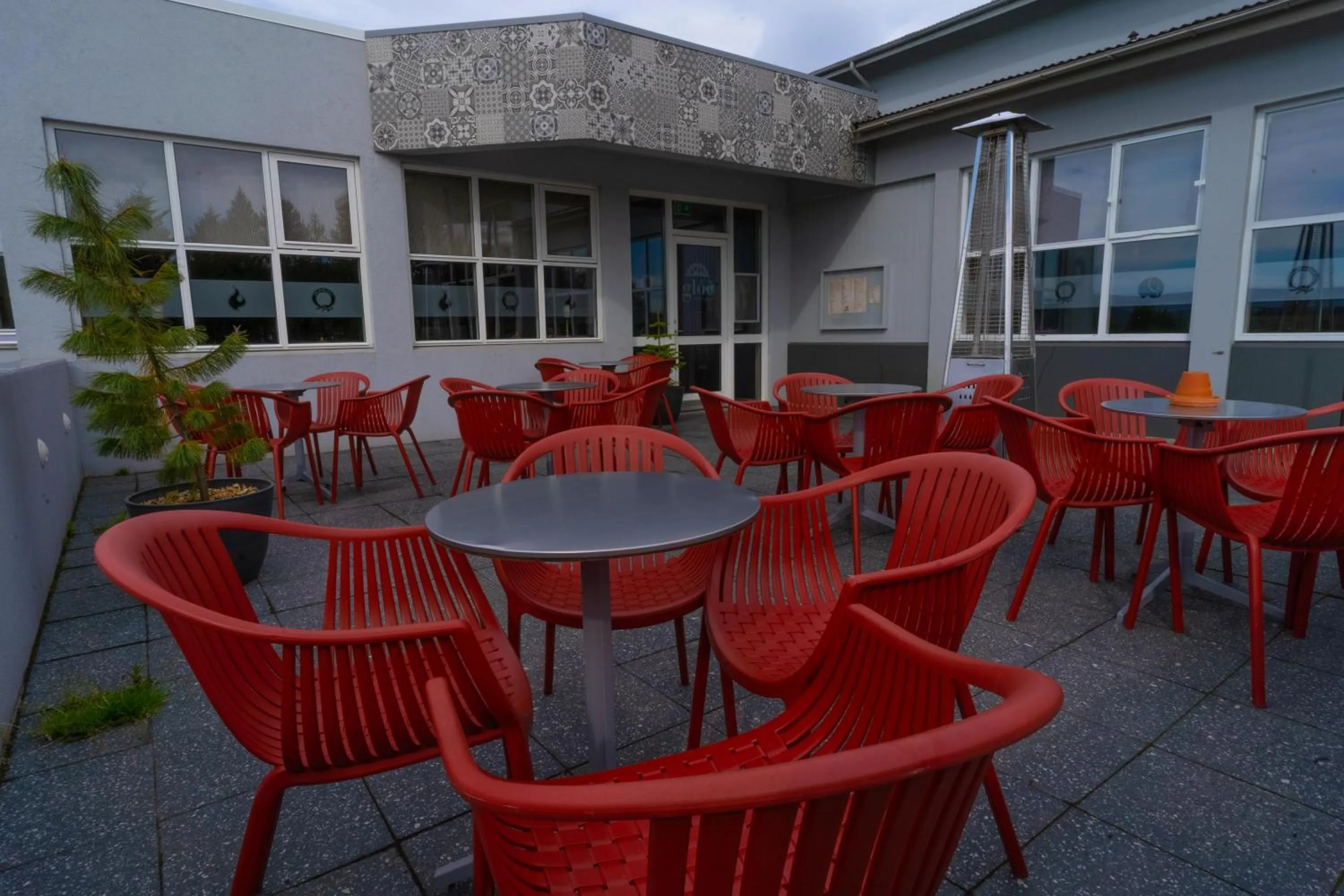 Balcony/Terrace in Hótel Valaskjálf