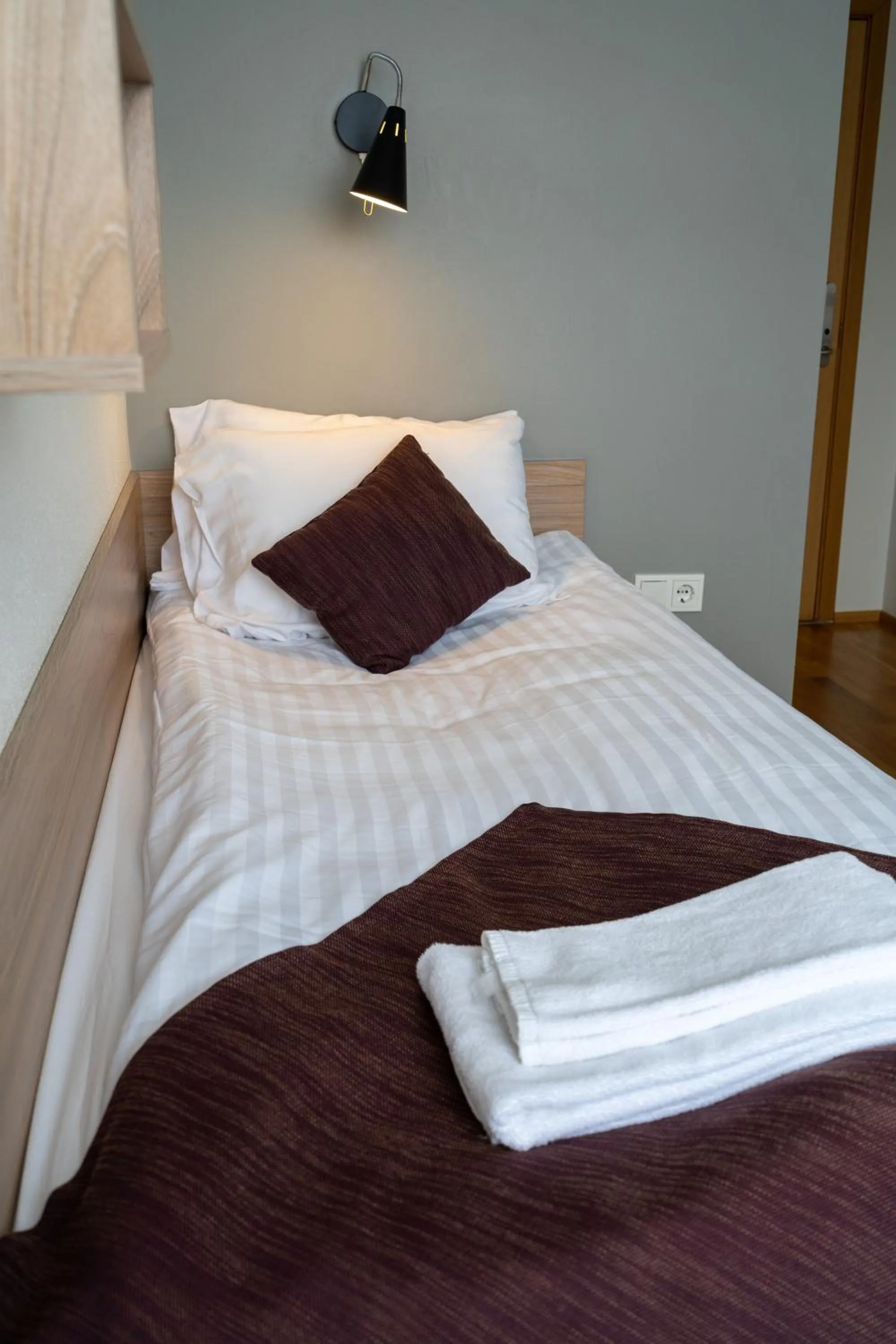 Bed in Hótel Valaskjálf