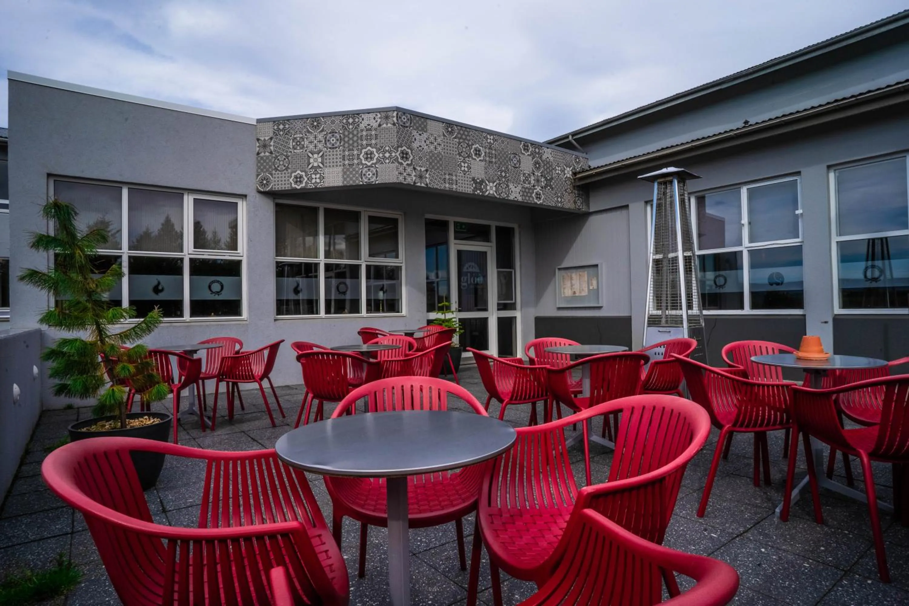 Balcony/Terrace in Hótel Valaskjálf