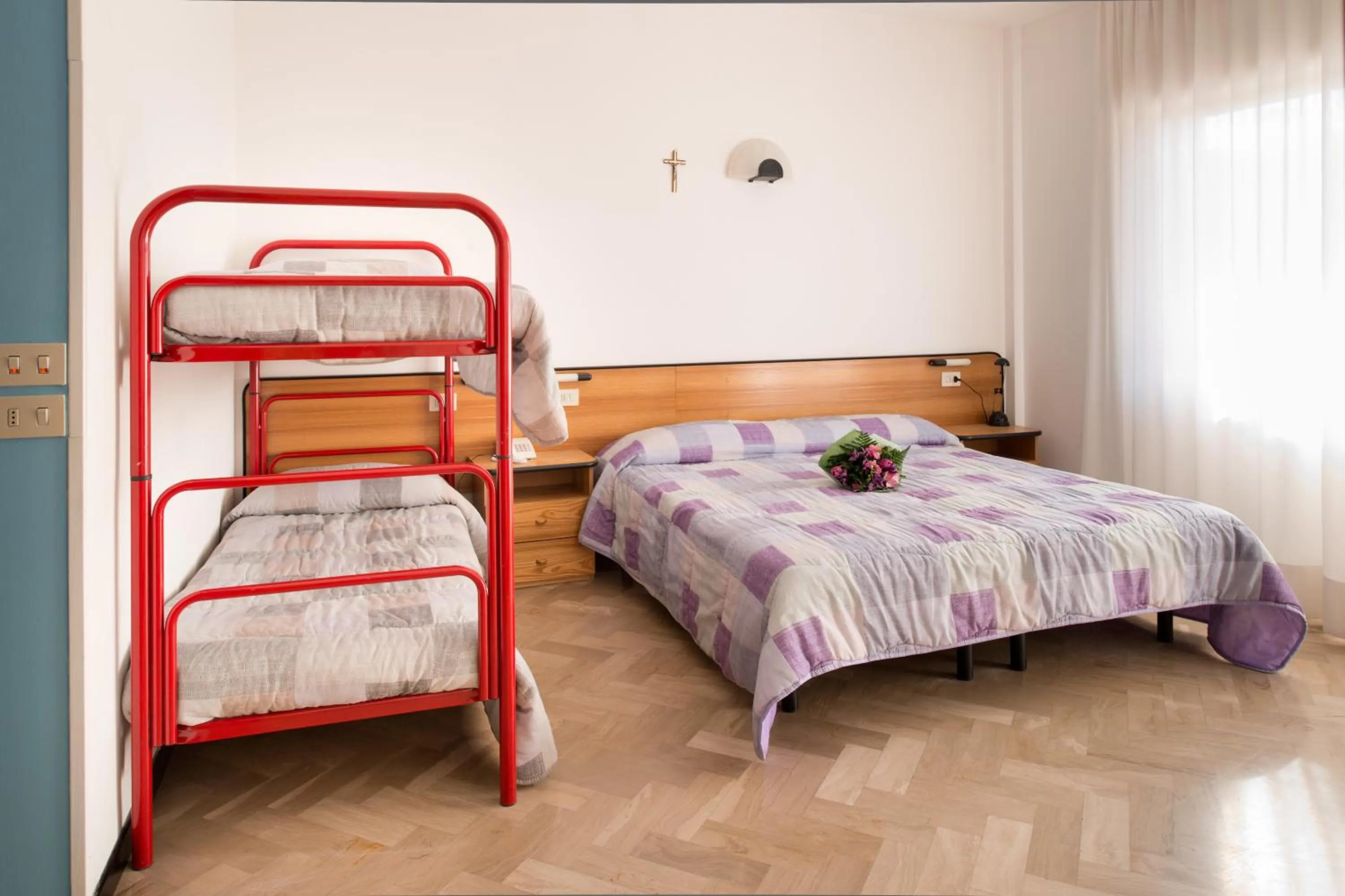 Bed in Hotel Crocenzi