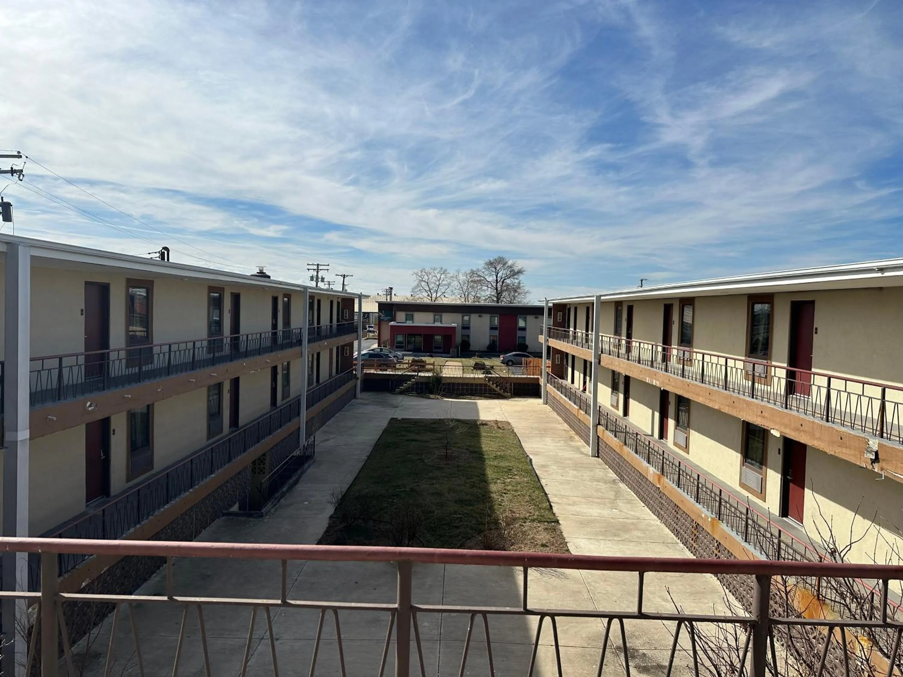 Garden view in B'more Inn Motel