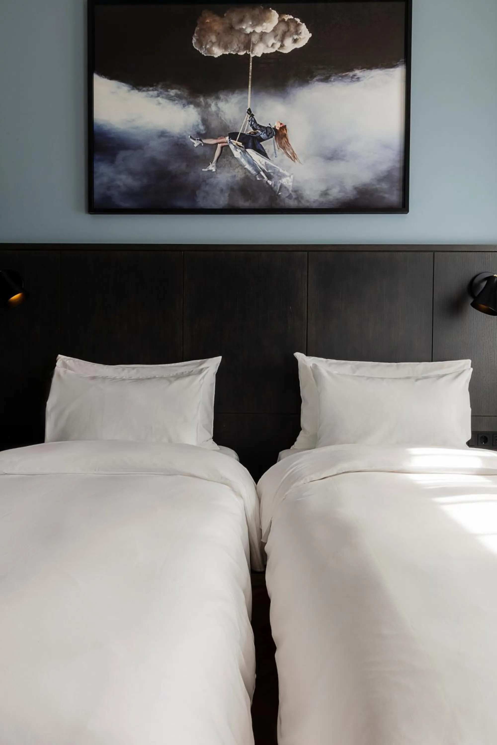 Bed in Radisson Blu 1919 Hotel, Reykjavík