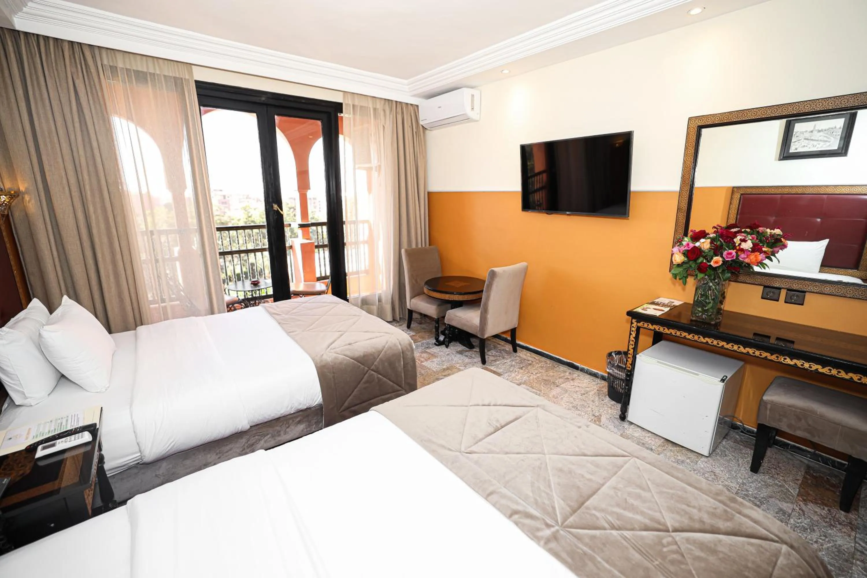 Bed in El Andalous Lounge & Spa Hotel