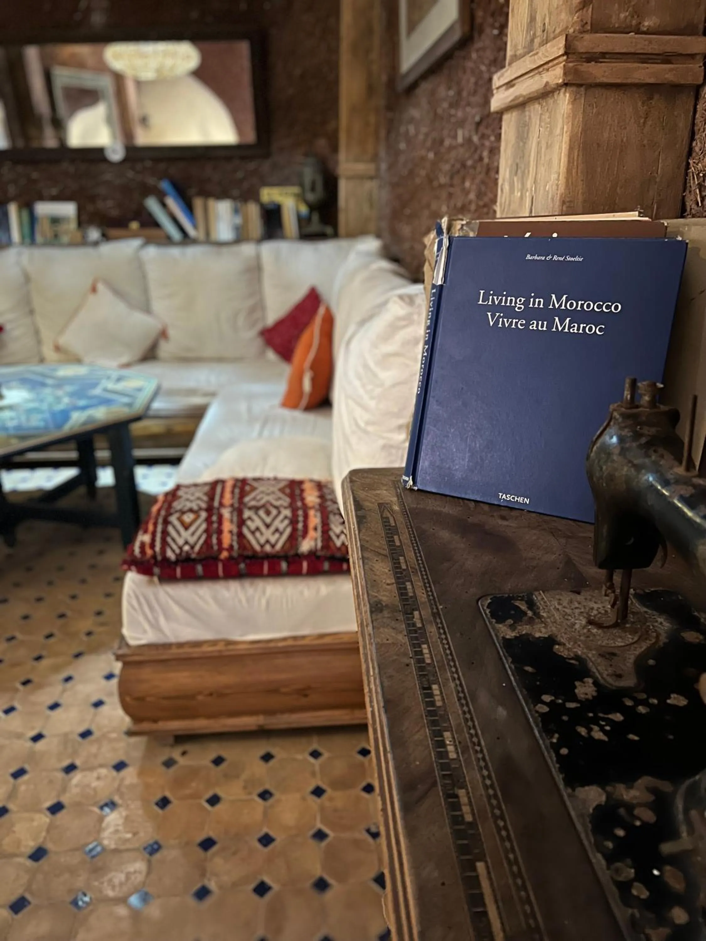 Decorative detail, Bed in Riad Al Zahia