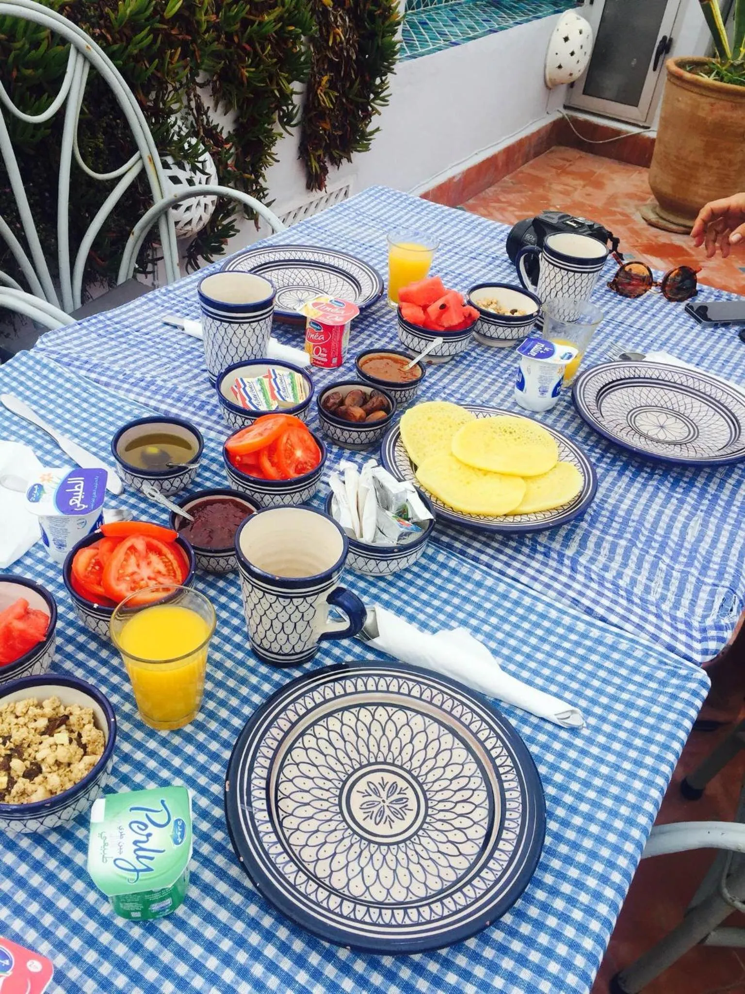 Continental breakfast in Riad Al Zahia