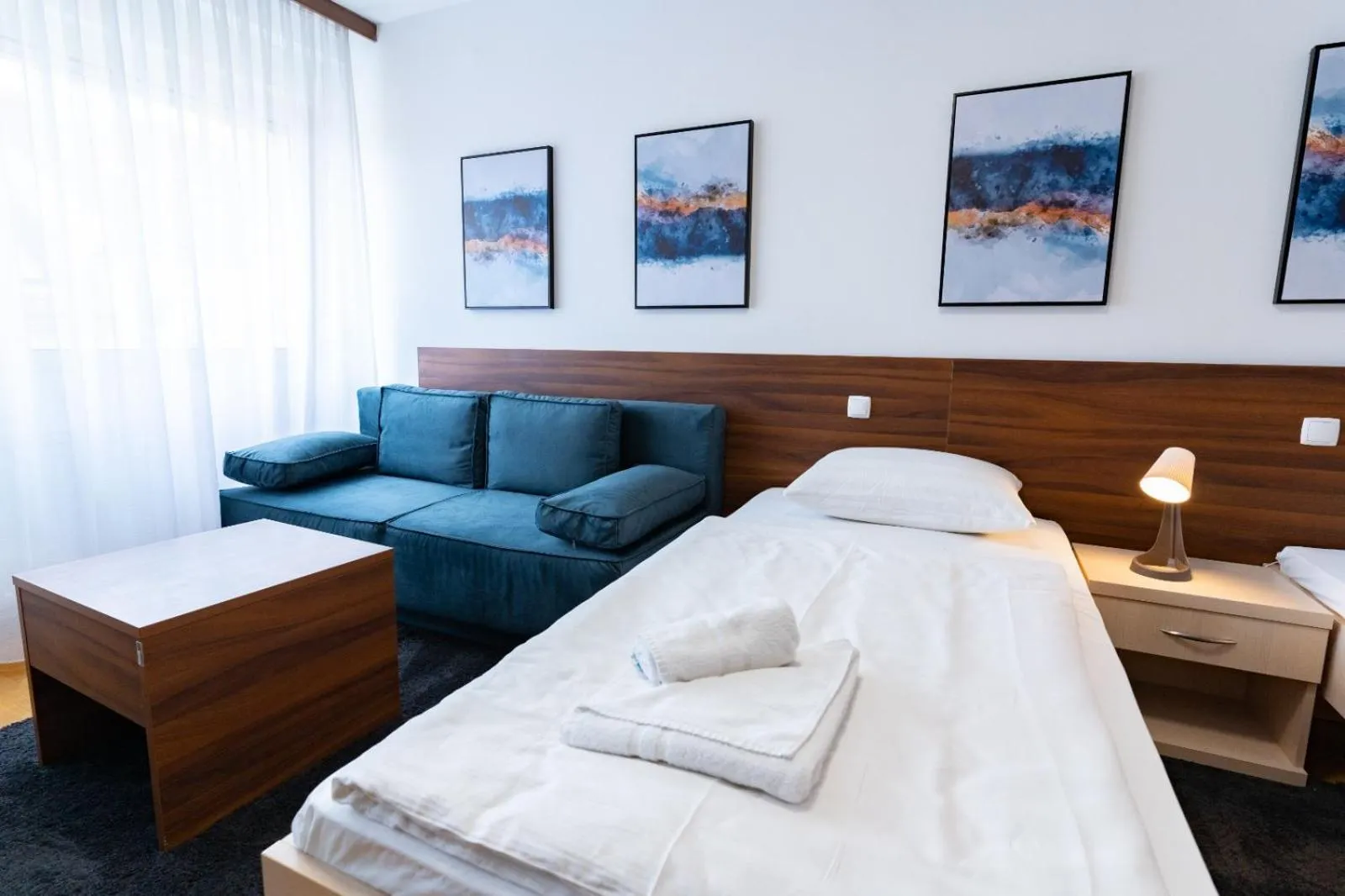 Bed in Artearia Hotel