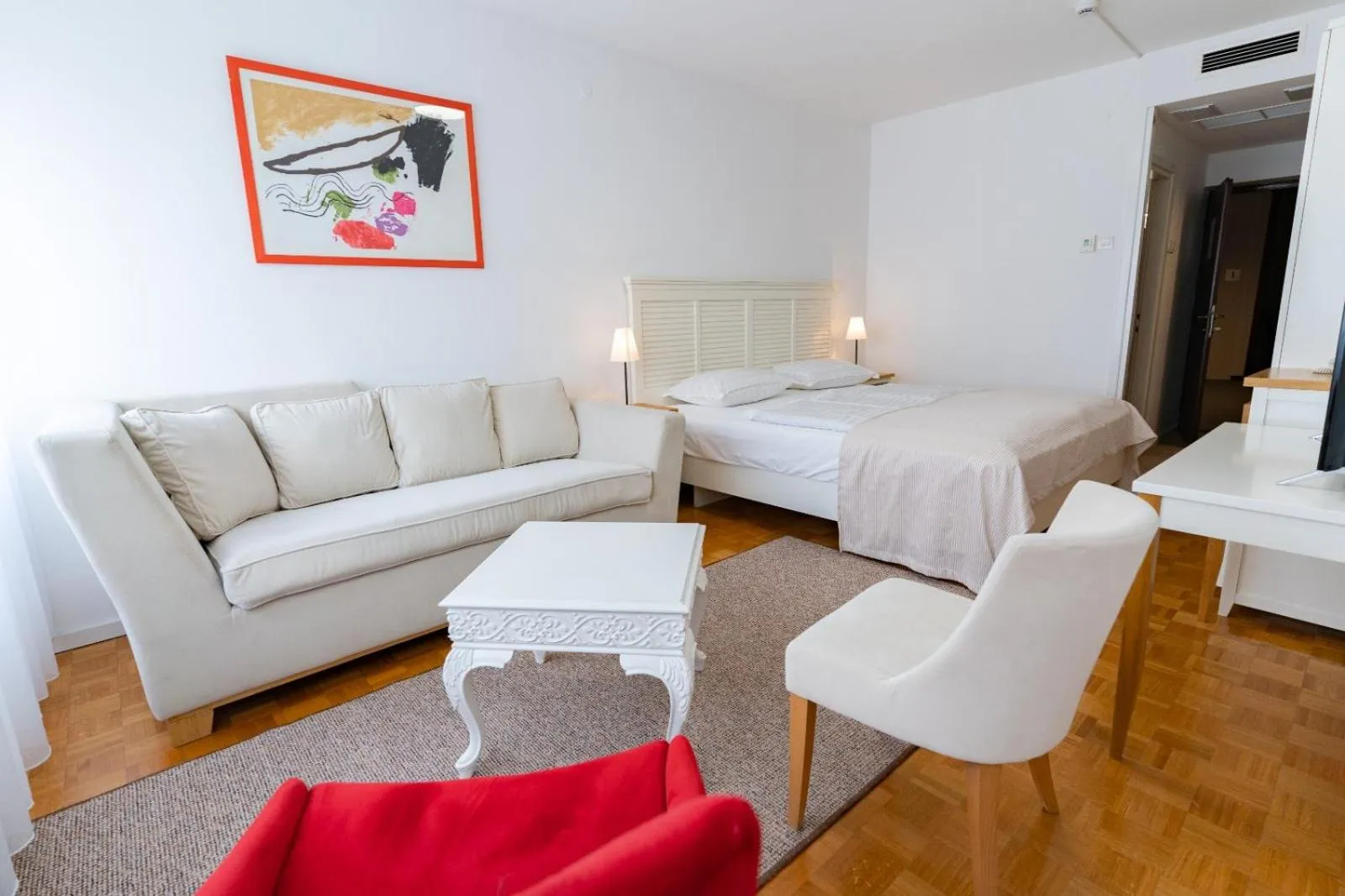 Bed in Artearia Hotel