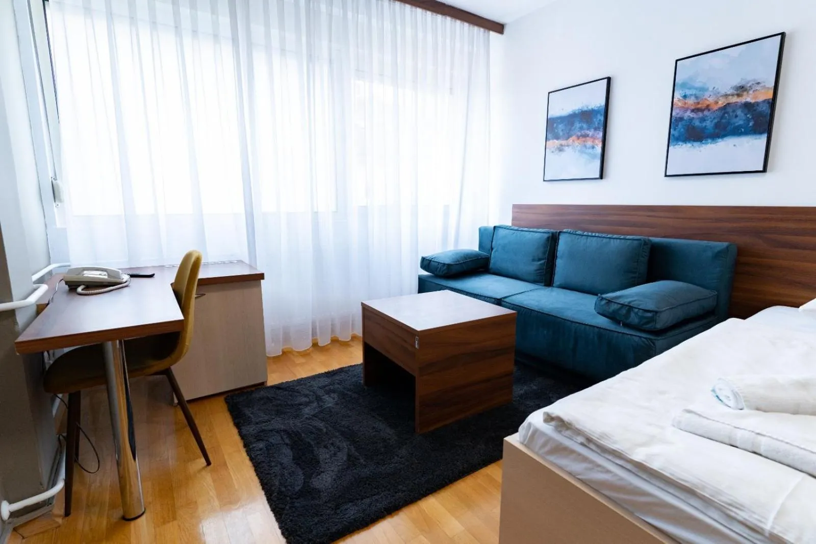 Bed in Artearia Hotel