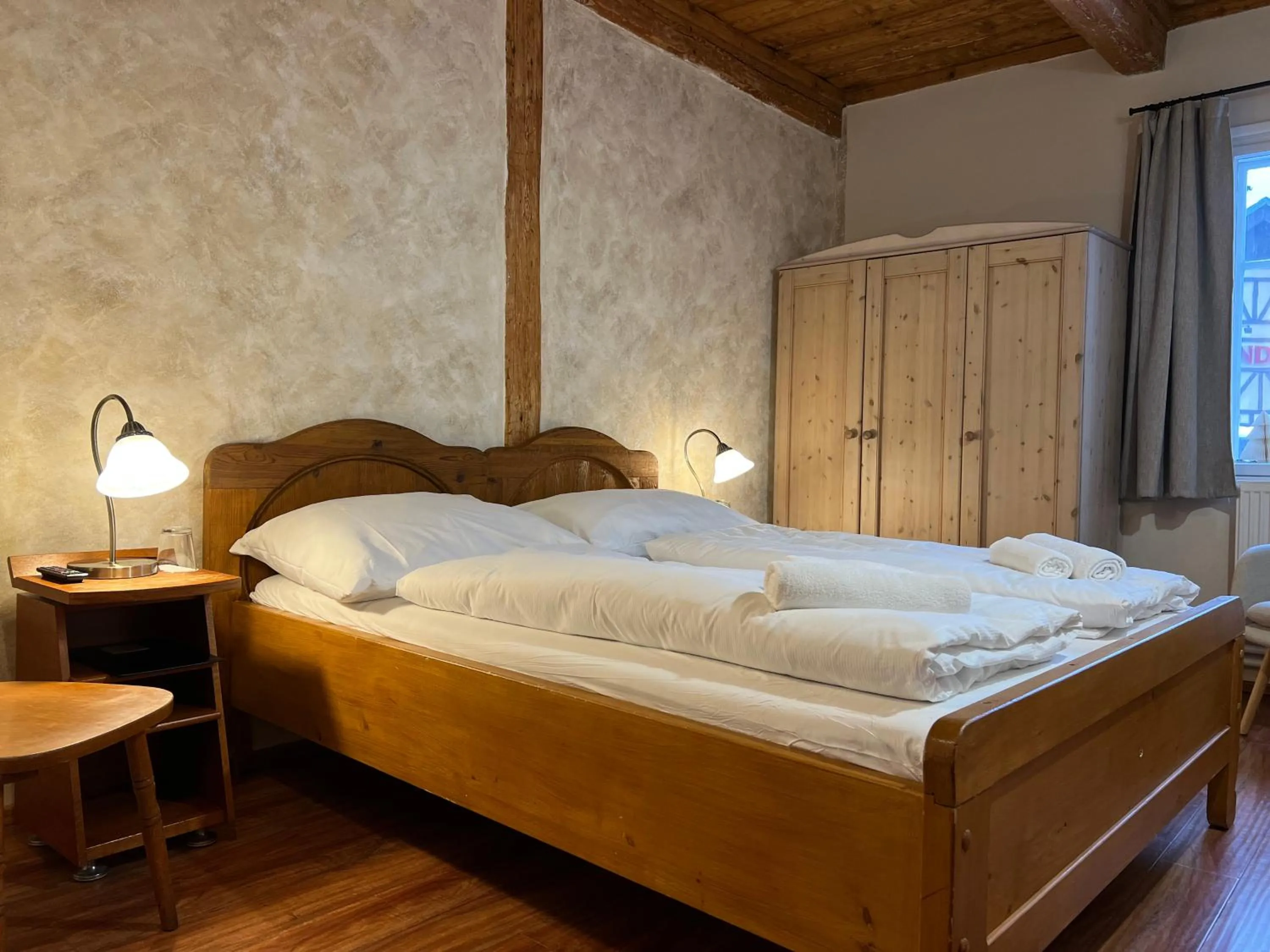 Bed in Hotel Lomnice