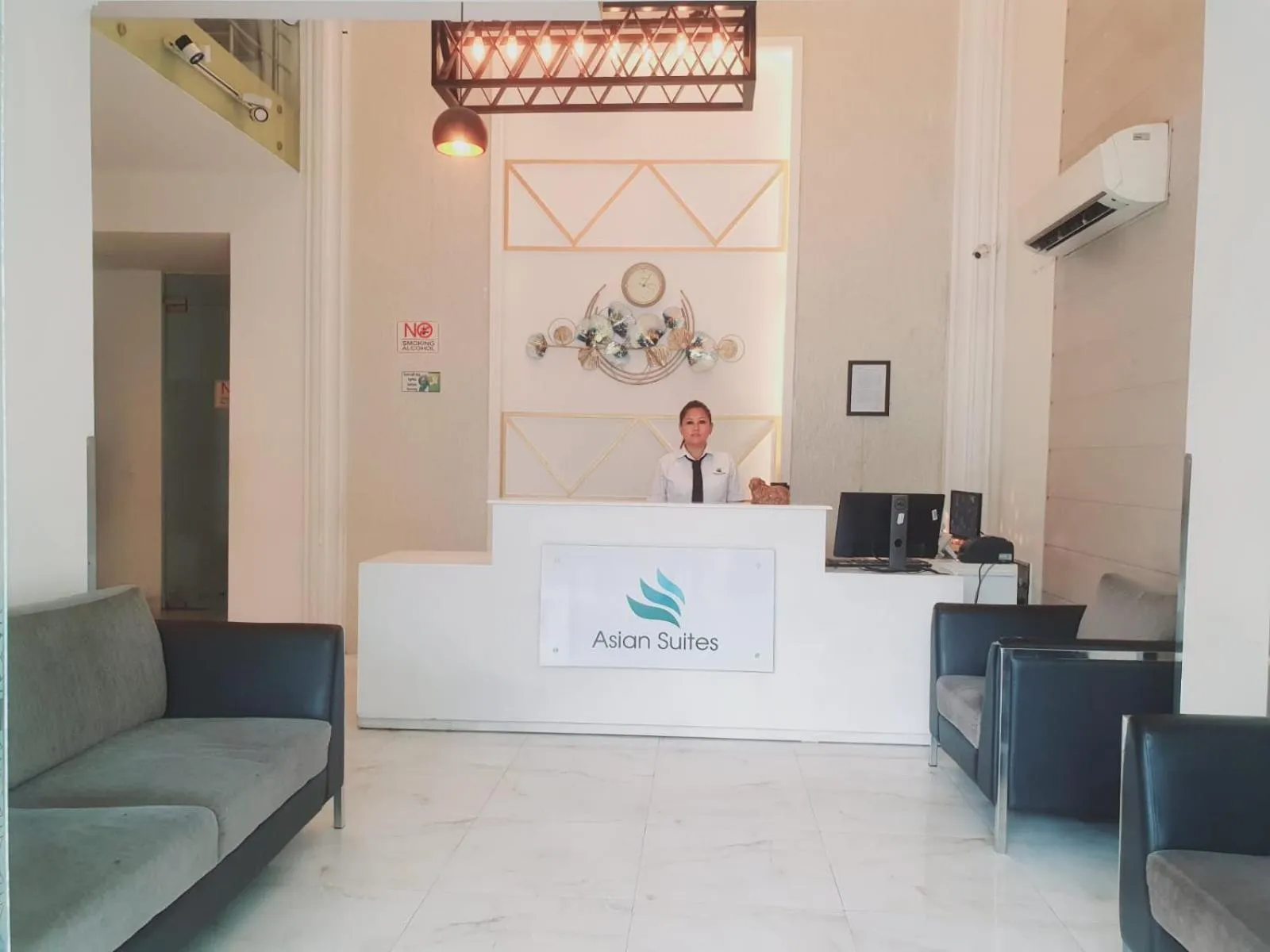 Seating area in Asian Suites Cyber Park Gurgaon