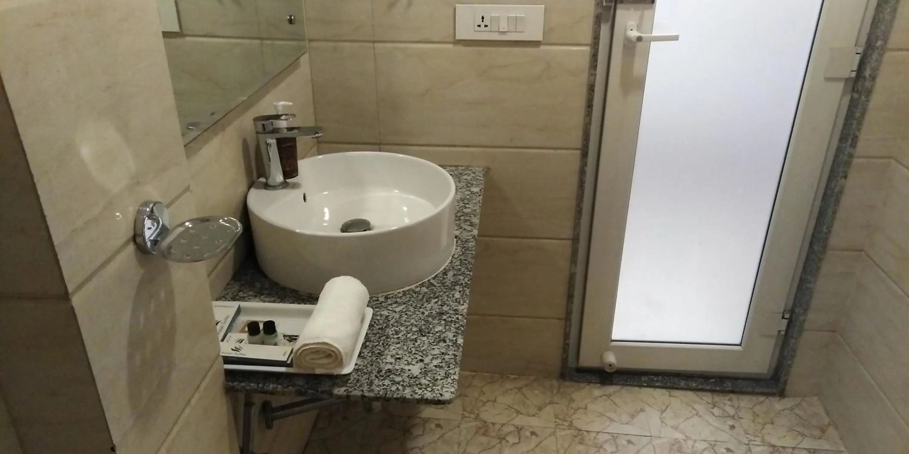 Shower in Asian Suites Cyber Park Gurgaon