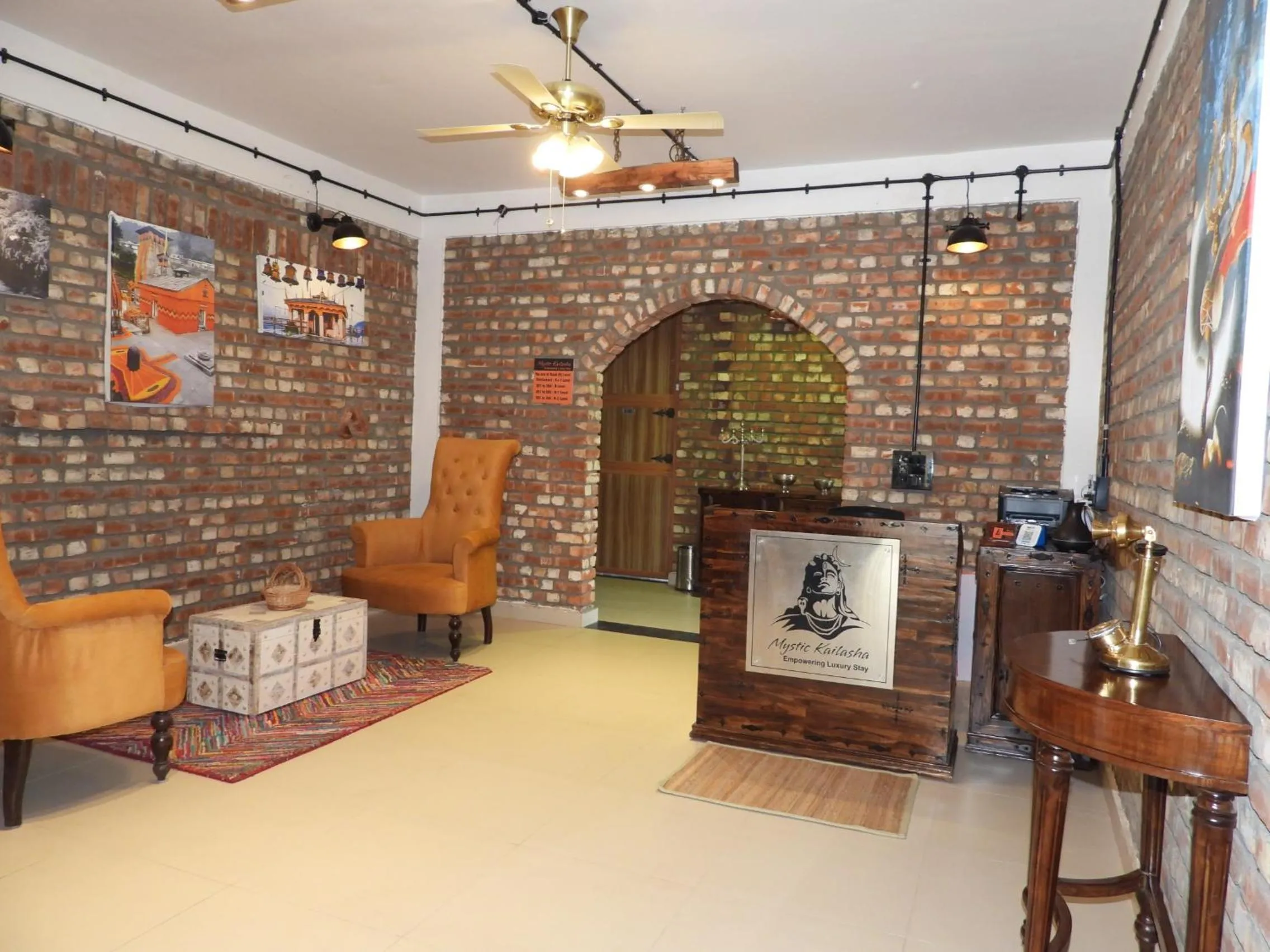 Lobby or reception in Mystic Kailasha Kedarnath - Tungnath Valley