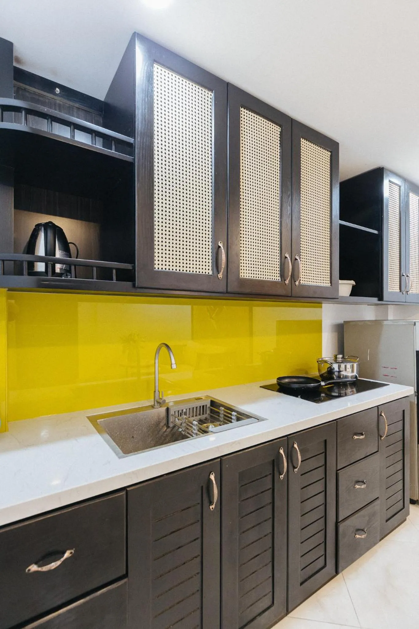 Kitchen or kitchenette in Sun Clover Boutique Hotel