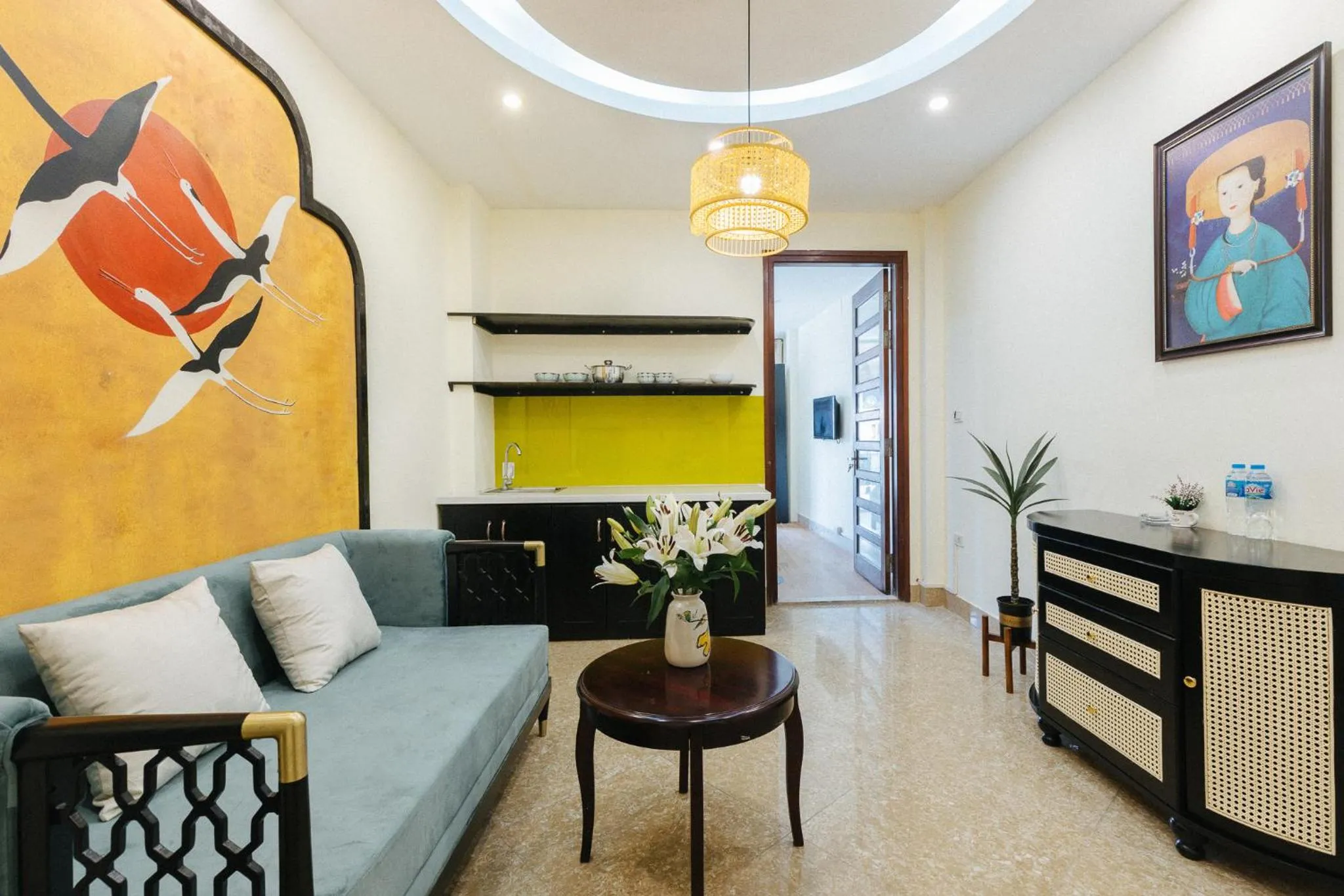 Living room in Sun Clover Boutique Hotel