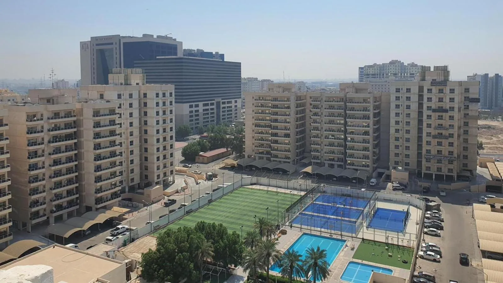 City view in Riggae Tower Hotel