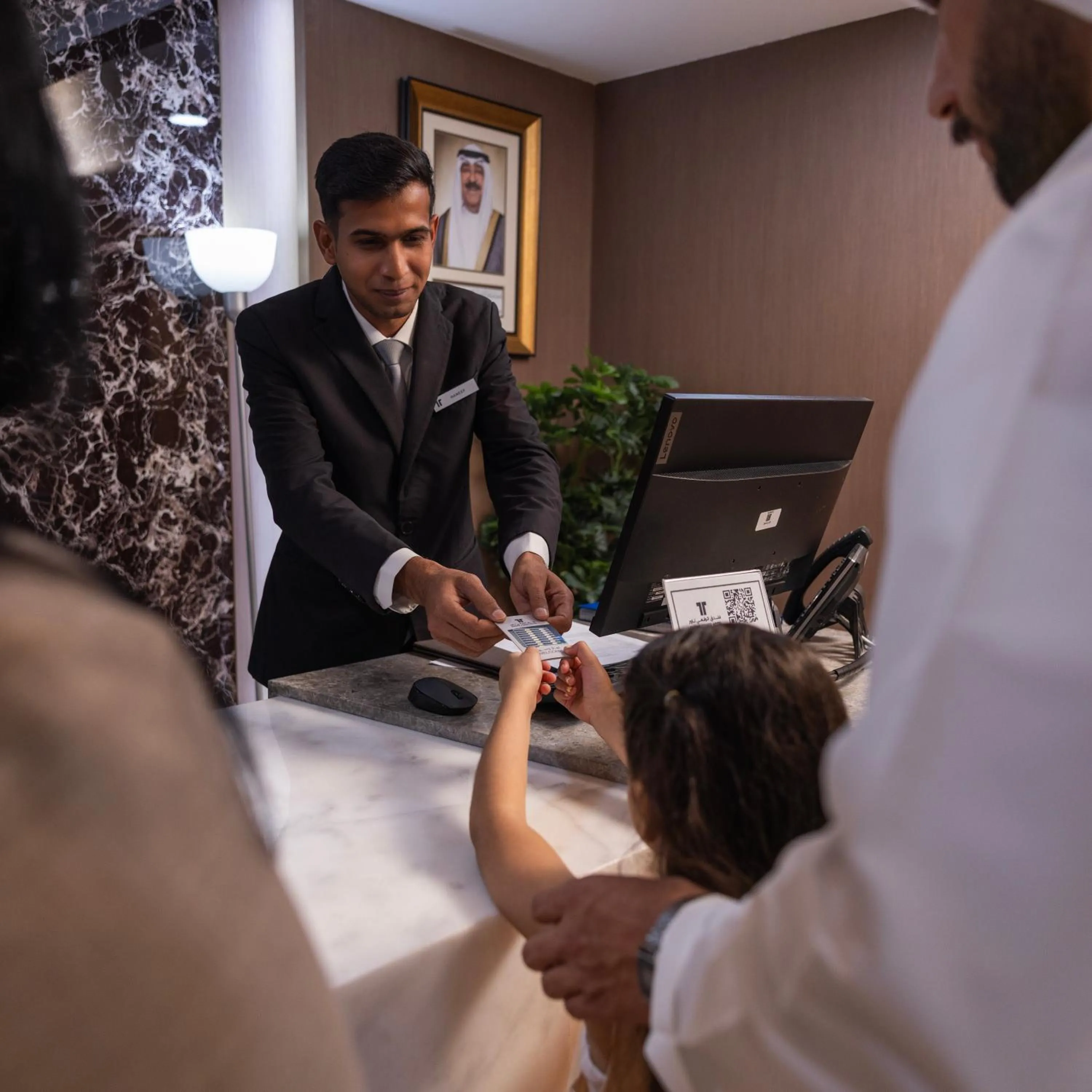 Staff in Riggae Tower Hotel