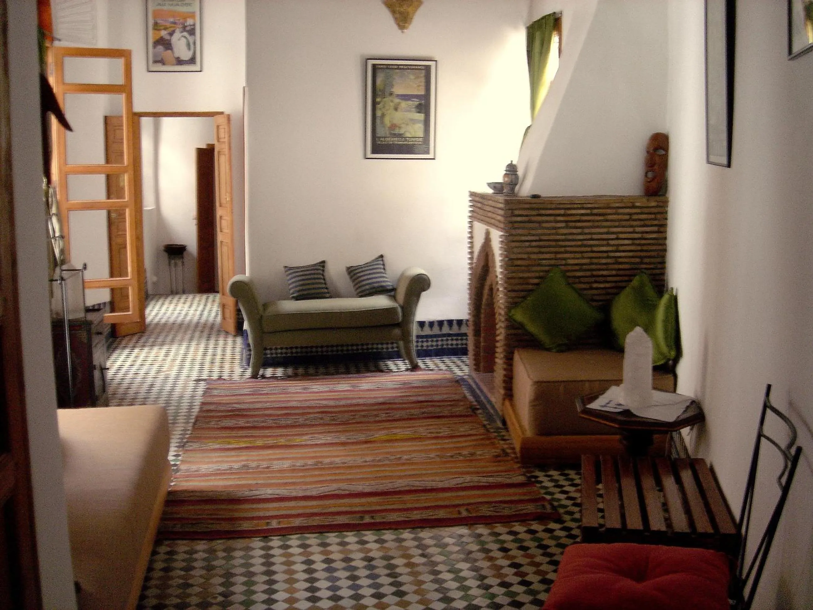 Living room in Riad La Clé De Fès