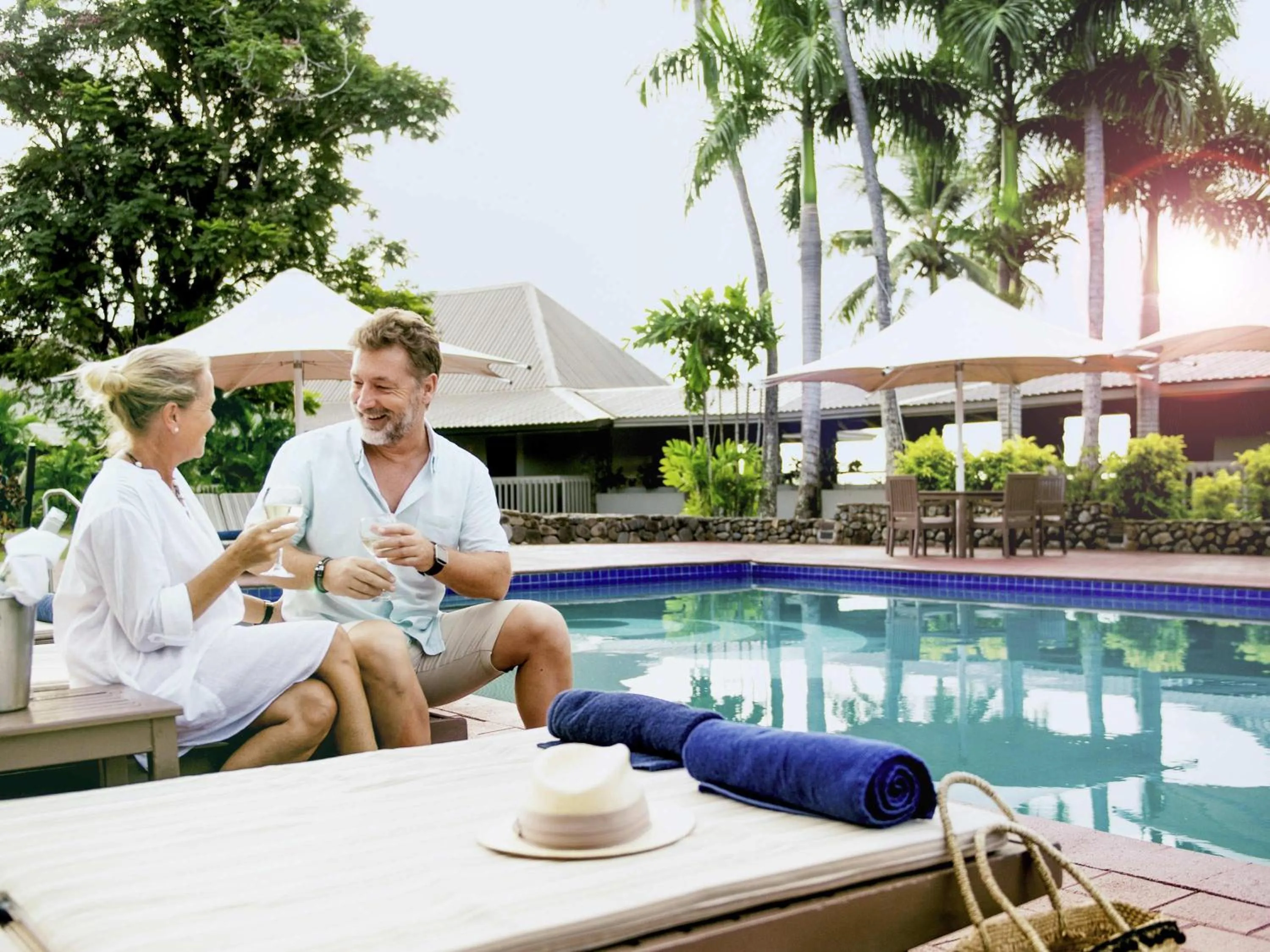 Pool view in Novotel Nadi