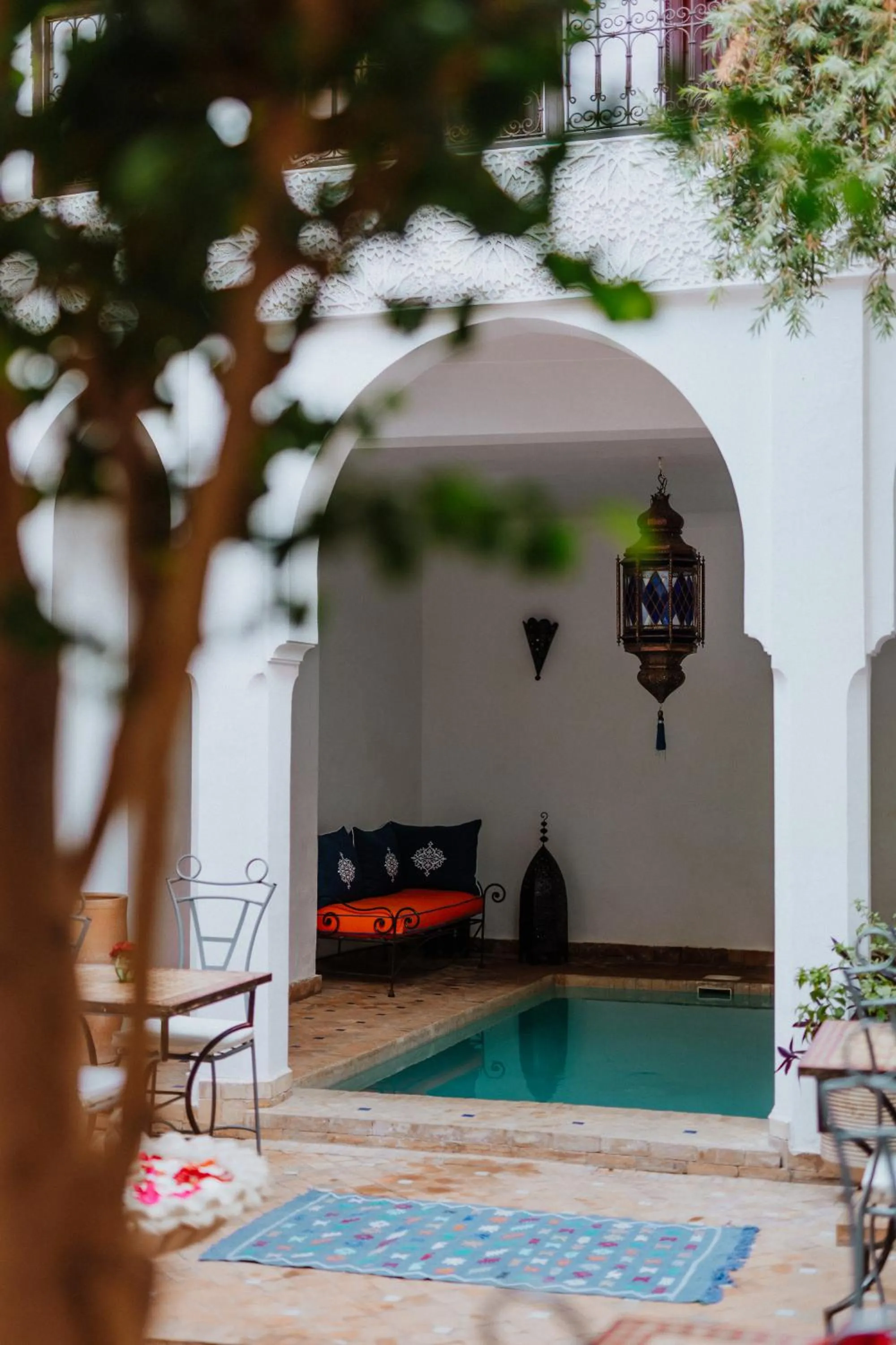 Pool view in Riad Alwane