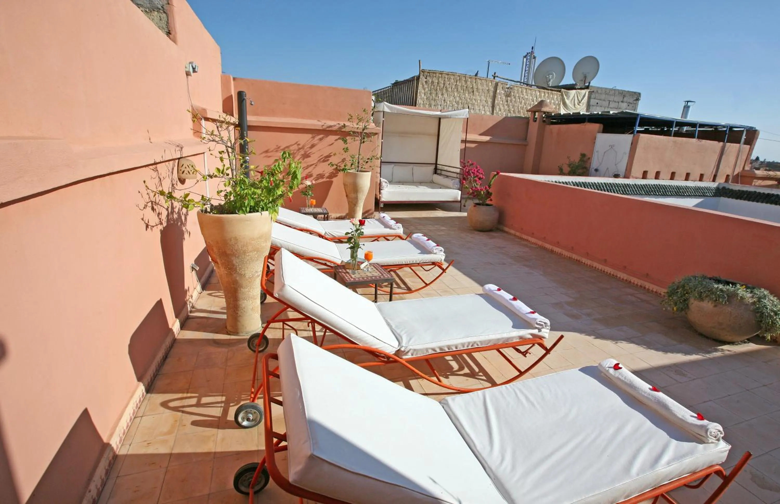 Balcony/Terrace in Riad Alwane