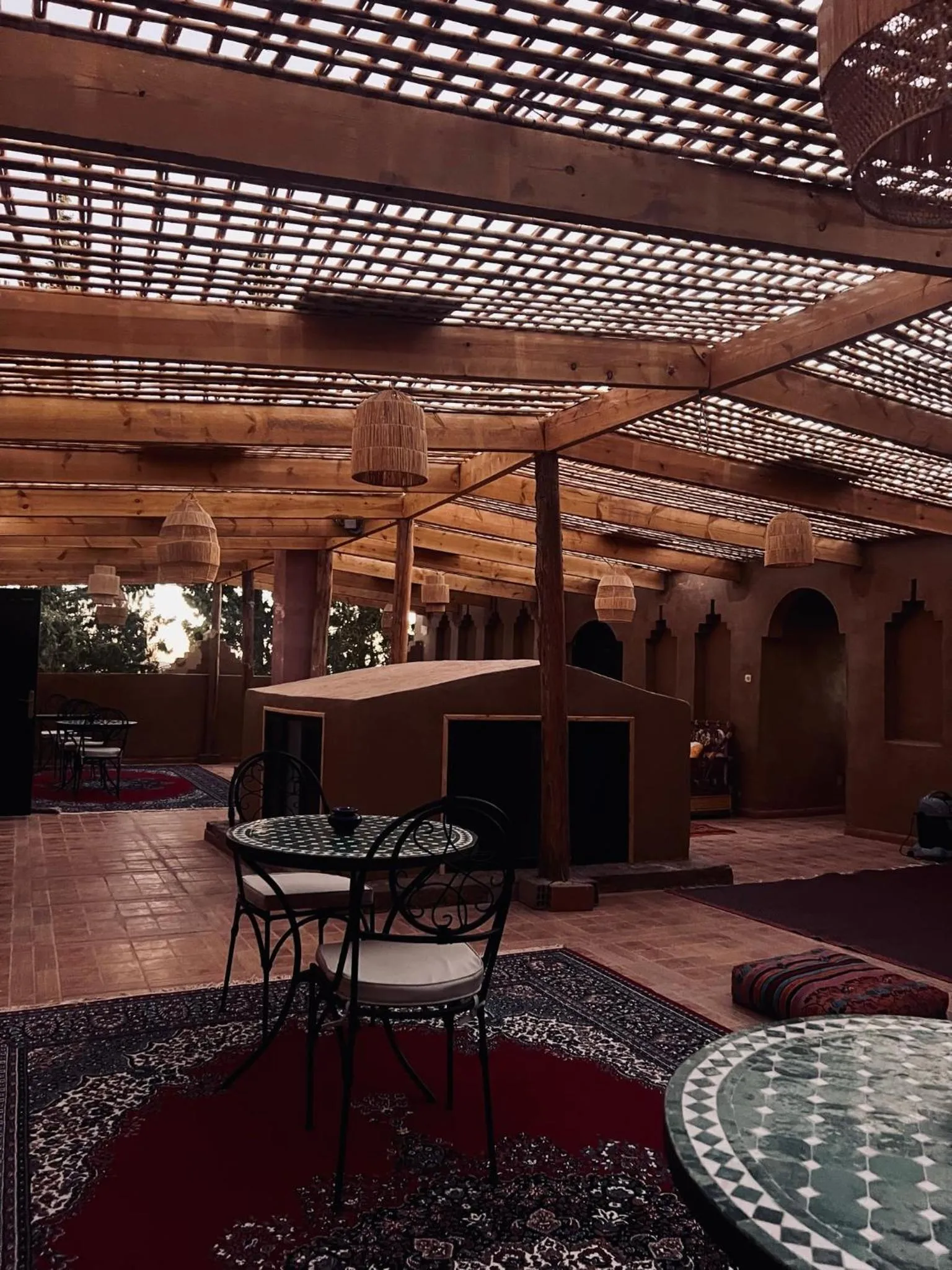 Patio in Kasbah des cyprès