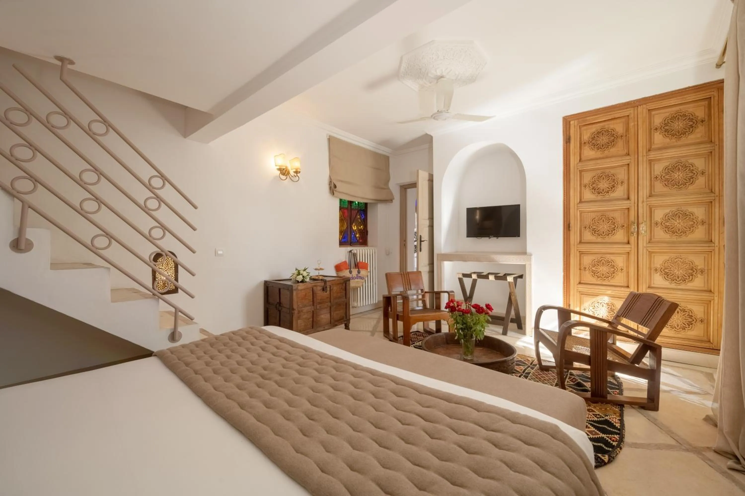 Bedroom, Bed in Riad Alma