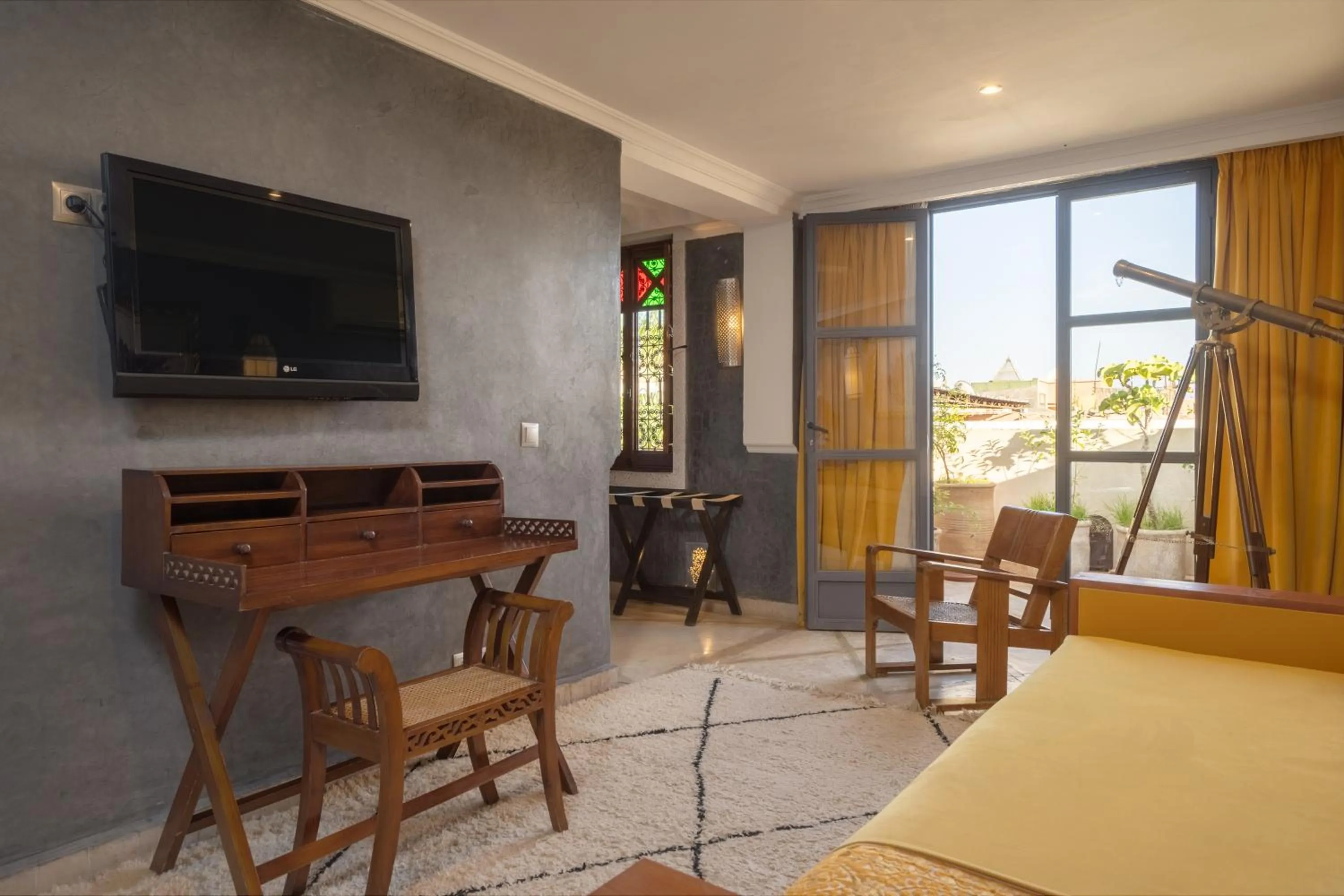 Seating area in Riad Alma