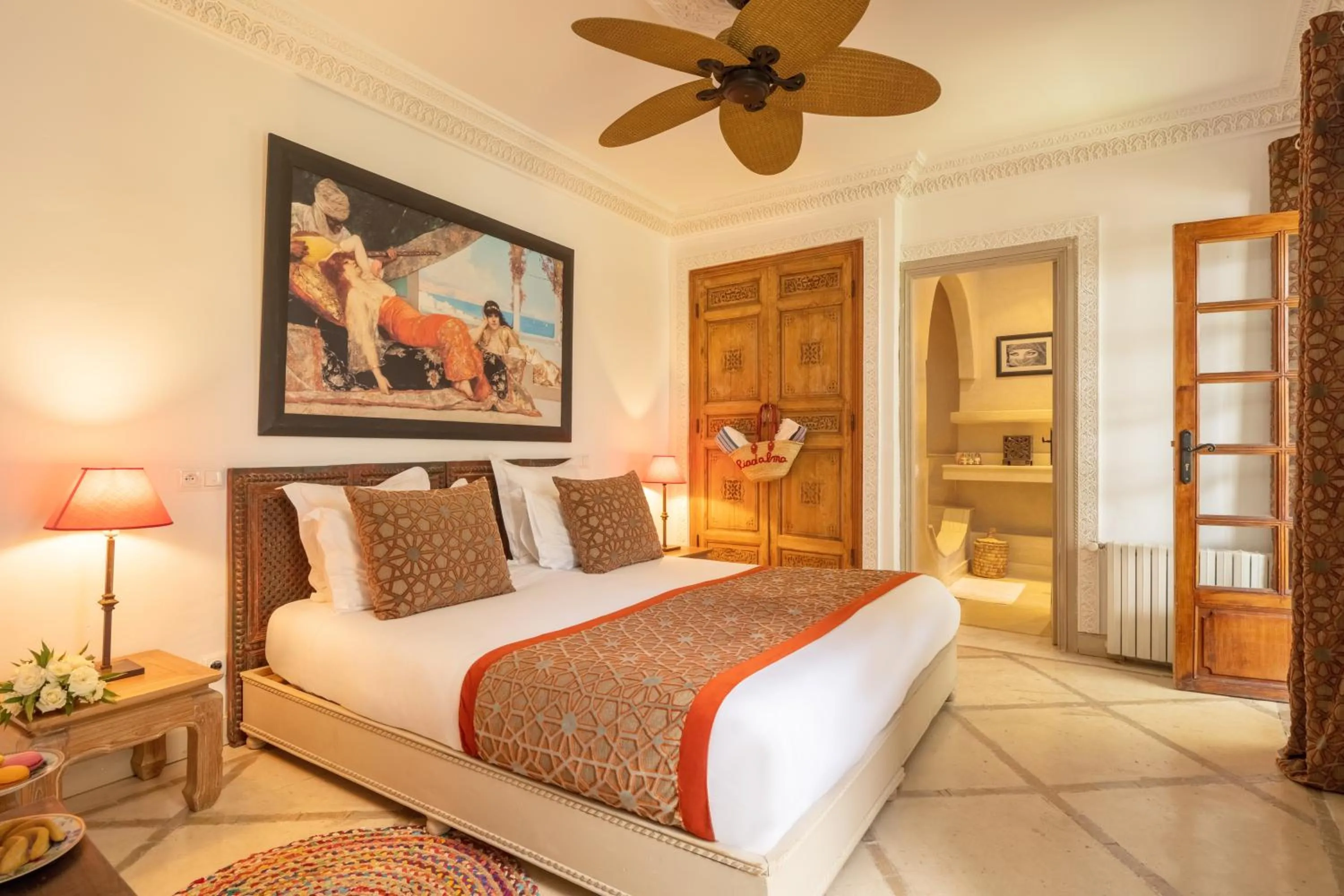 Bedroom, Bed in Riad Alma