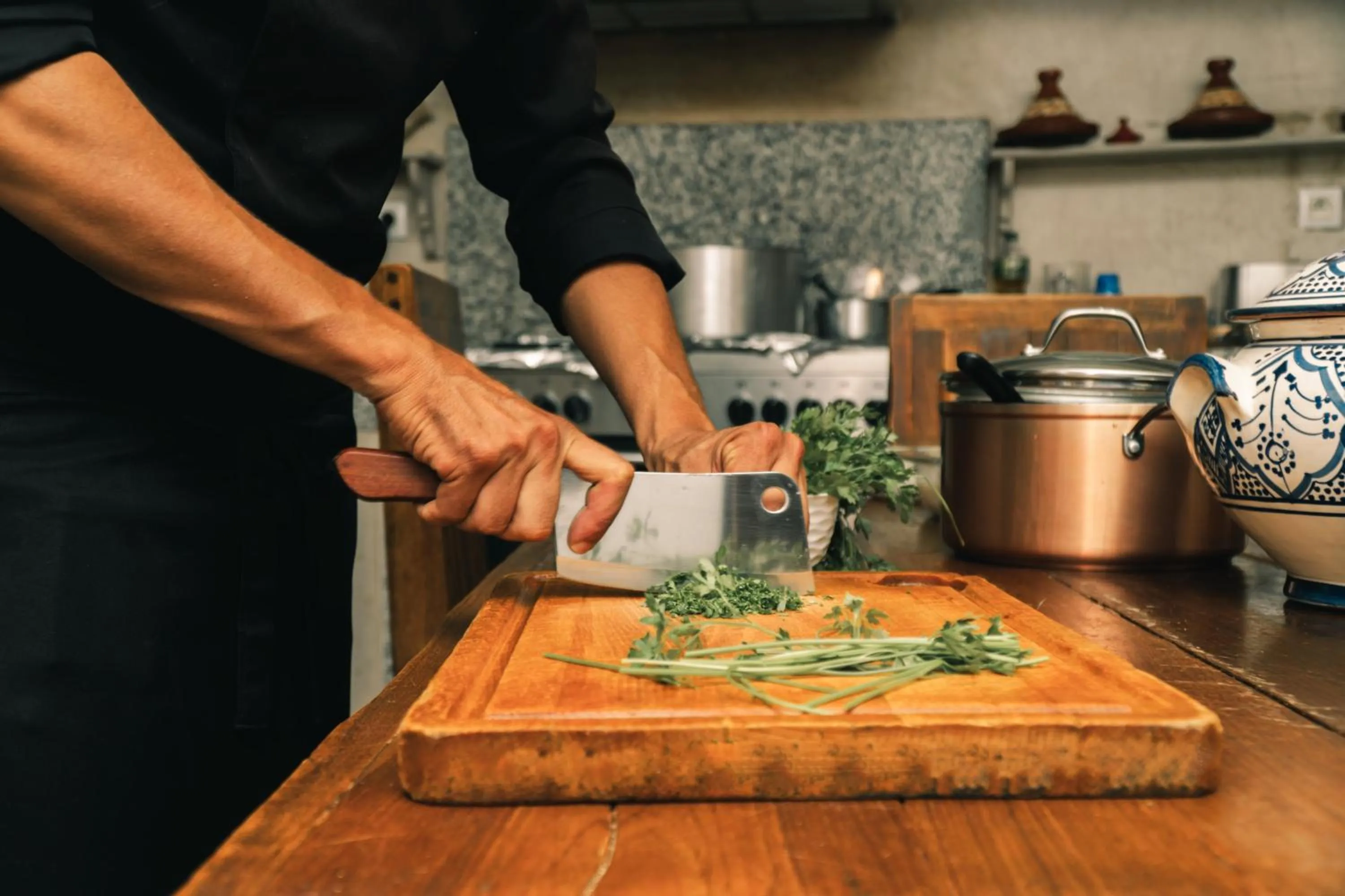 kitchen in Riad Alma