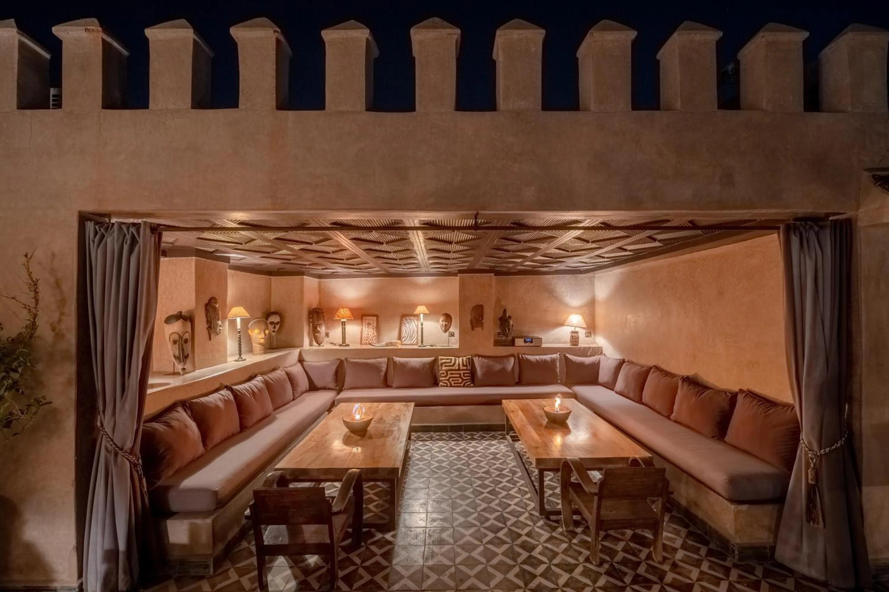 Lounge or bar in Riad Alma