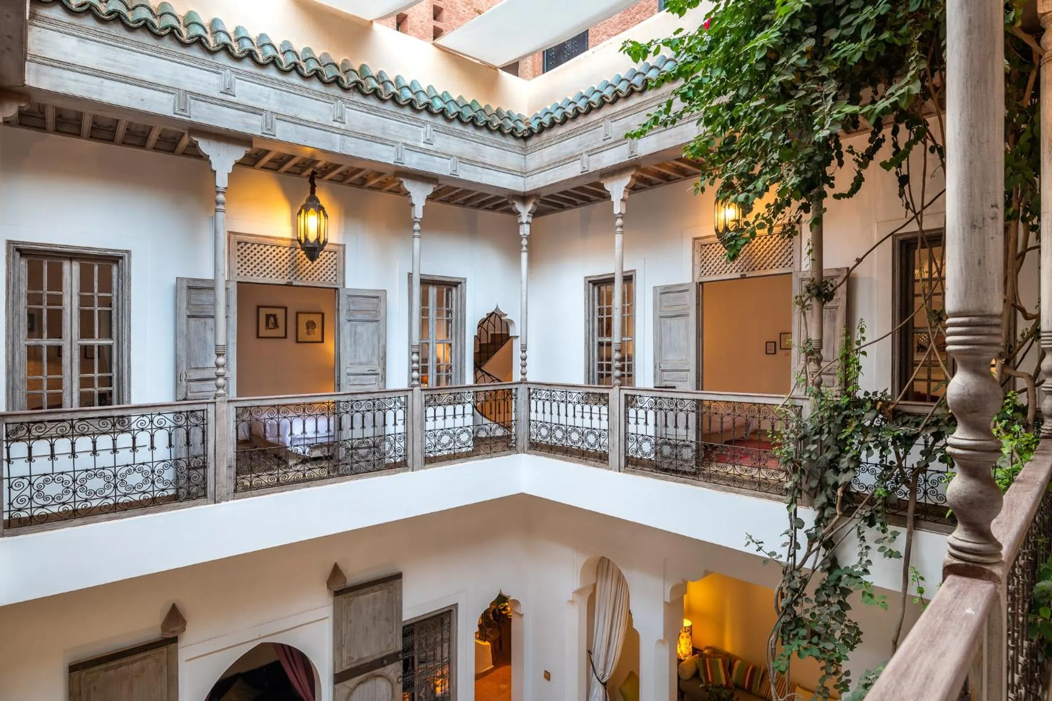Patio in Riad Altair