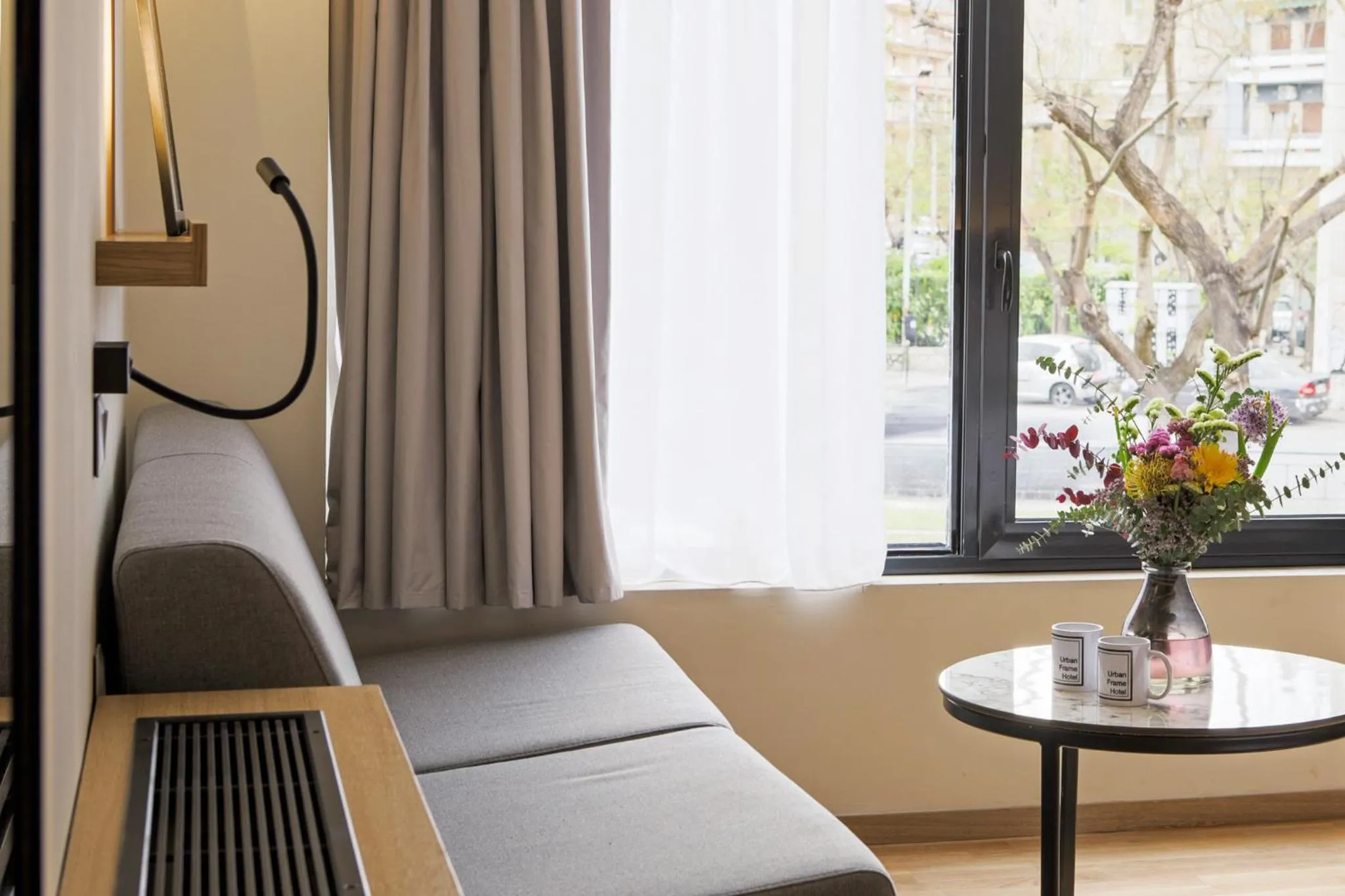 Seating area in Urban Frame Acropolis