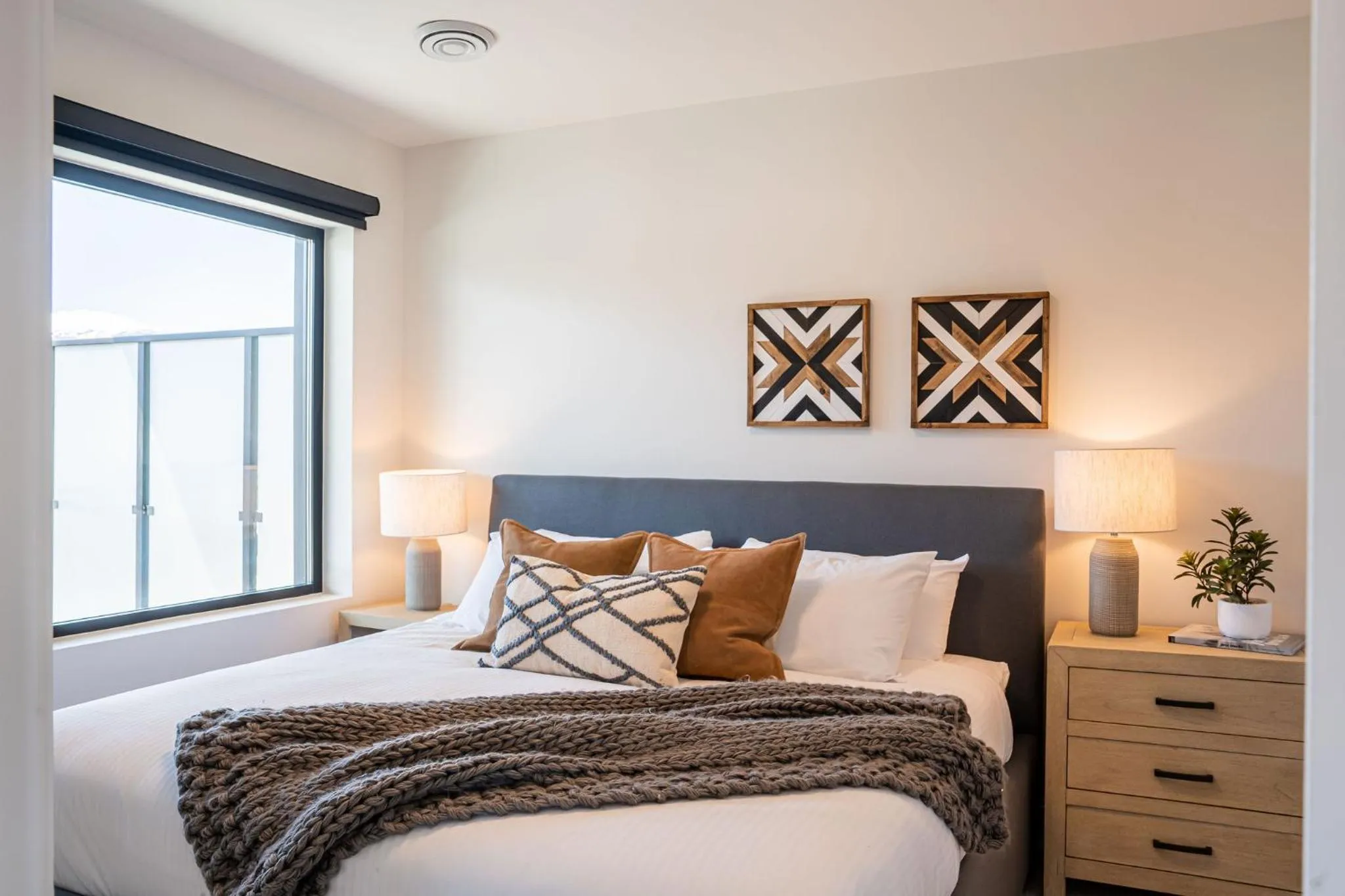 Bed in The Big Deck by Revelstoke Vacations