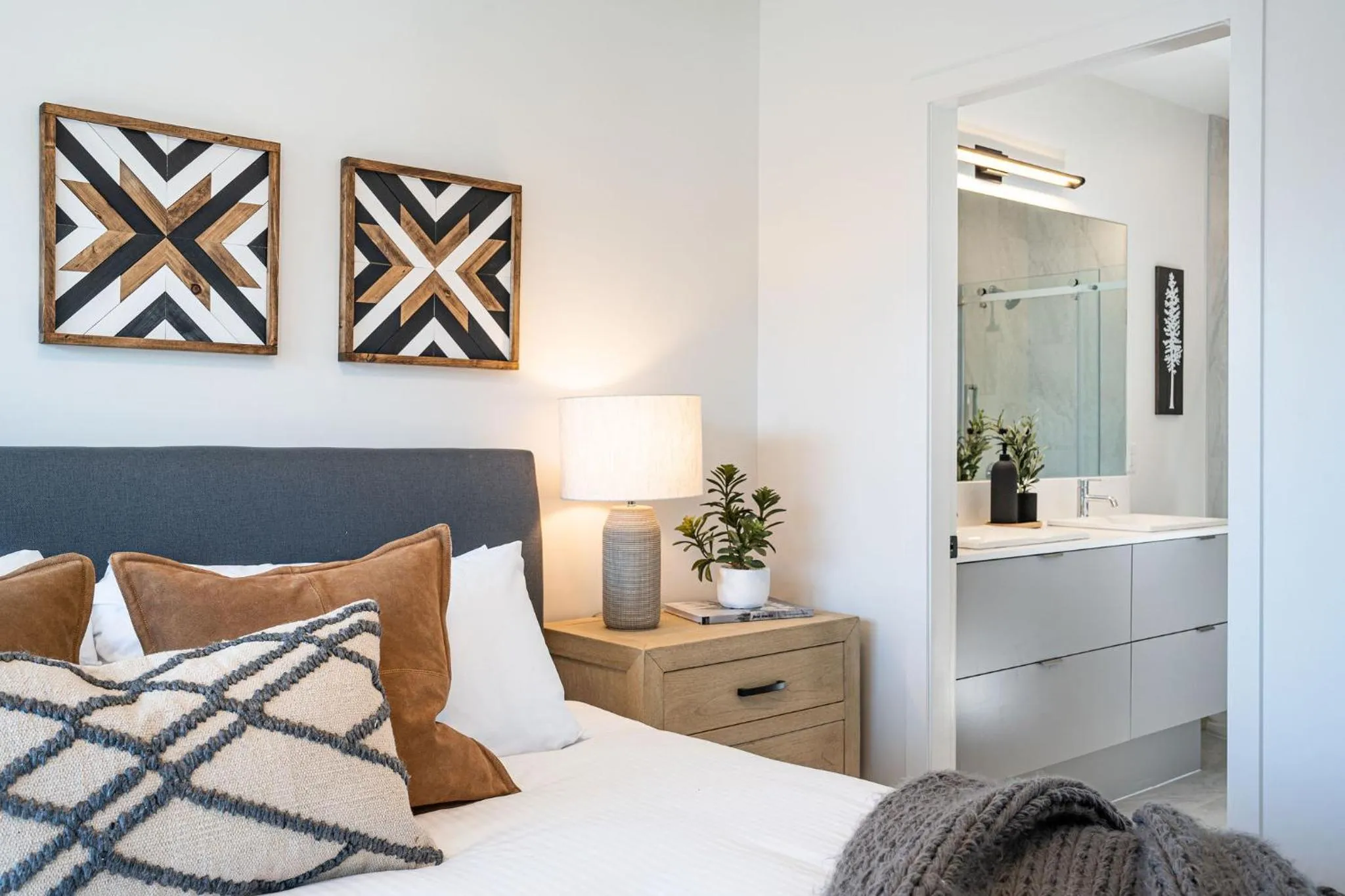 Bed in The Big Deck by Revelstoke Vacations