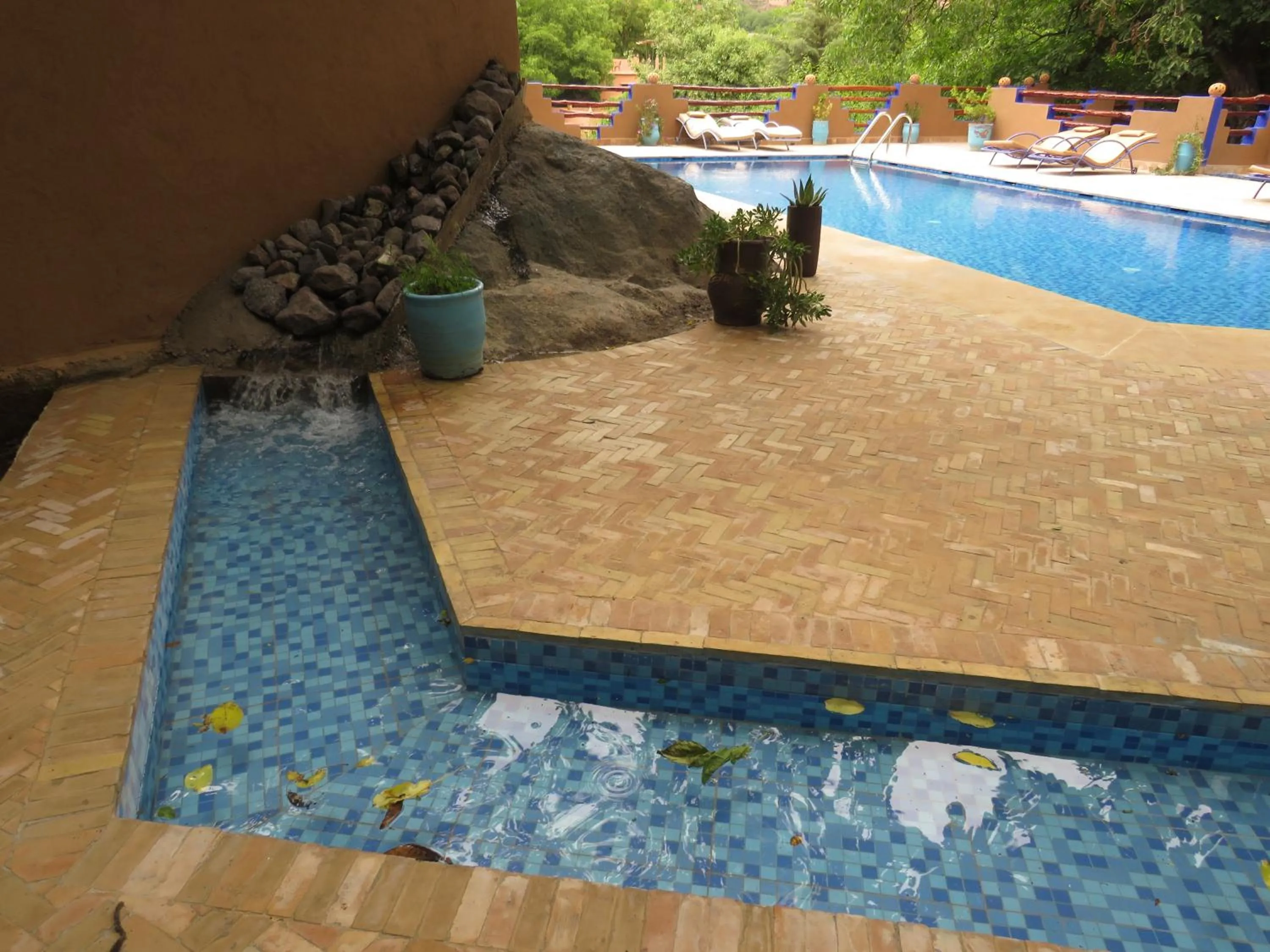 Pool view in Dar Imlil