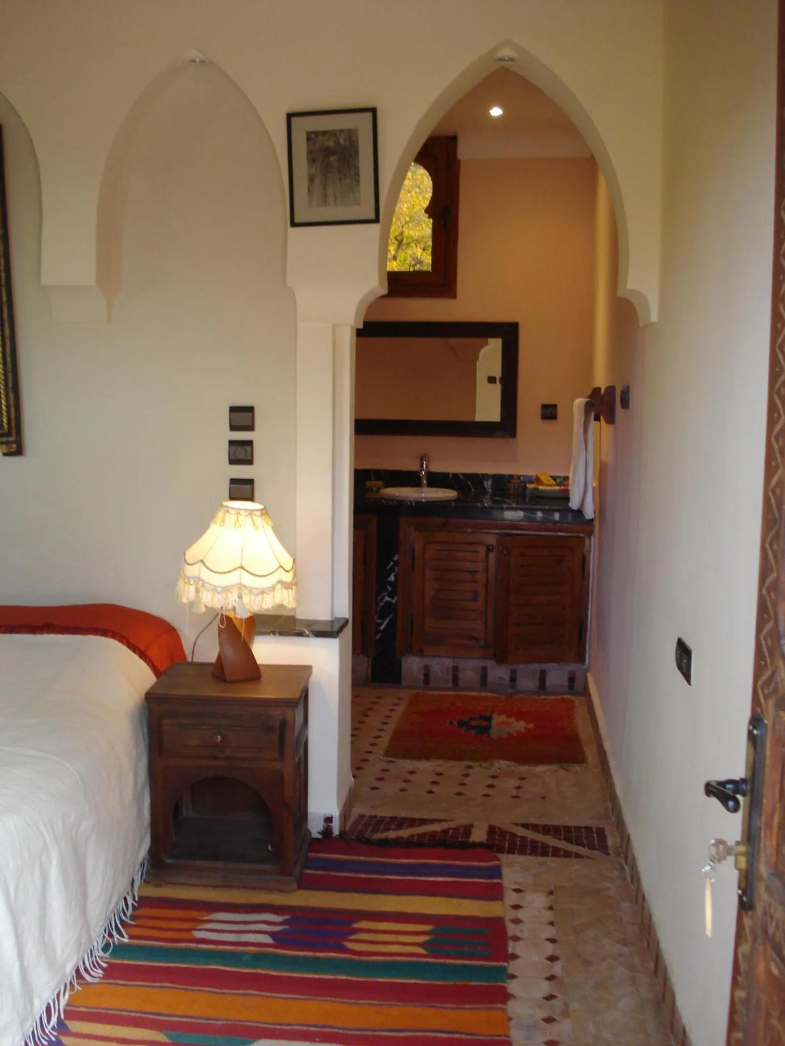 Bathroom, Bed in Dar Imlil
