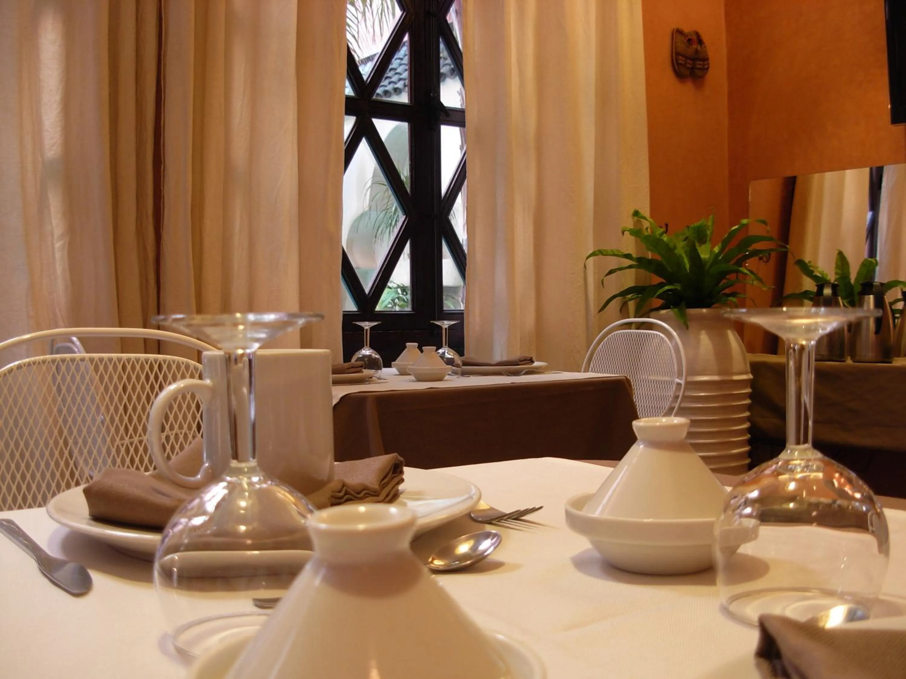 Dining area in Riad Aderbaz