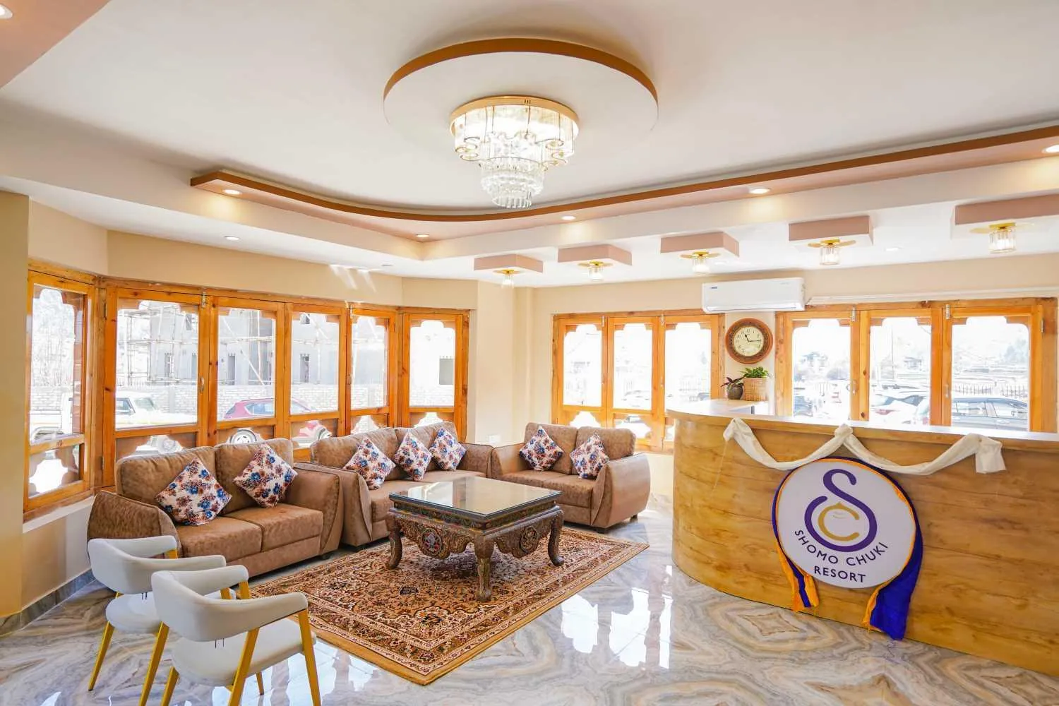 Seating area in Shomo Chuki Resort