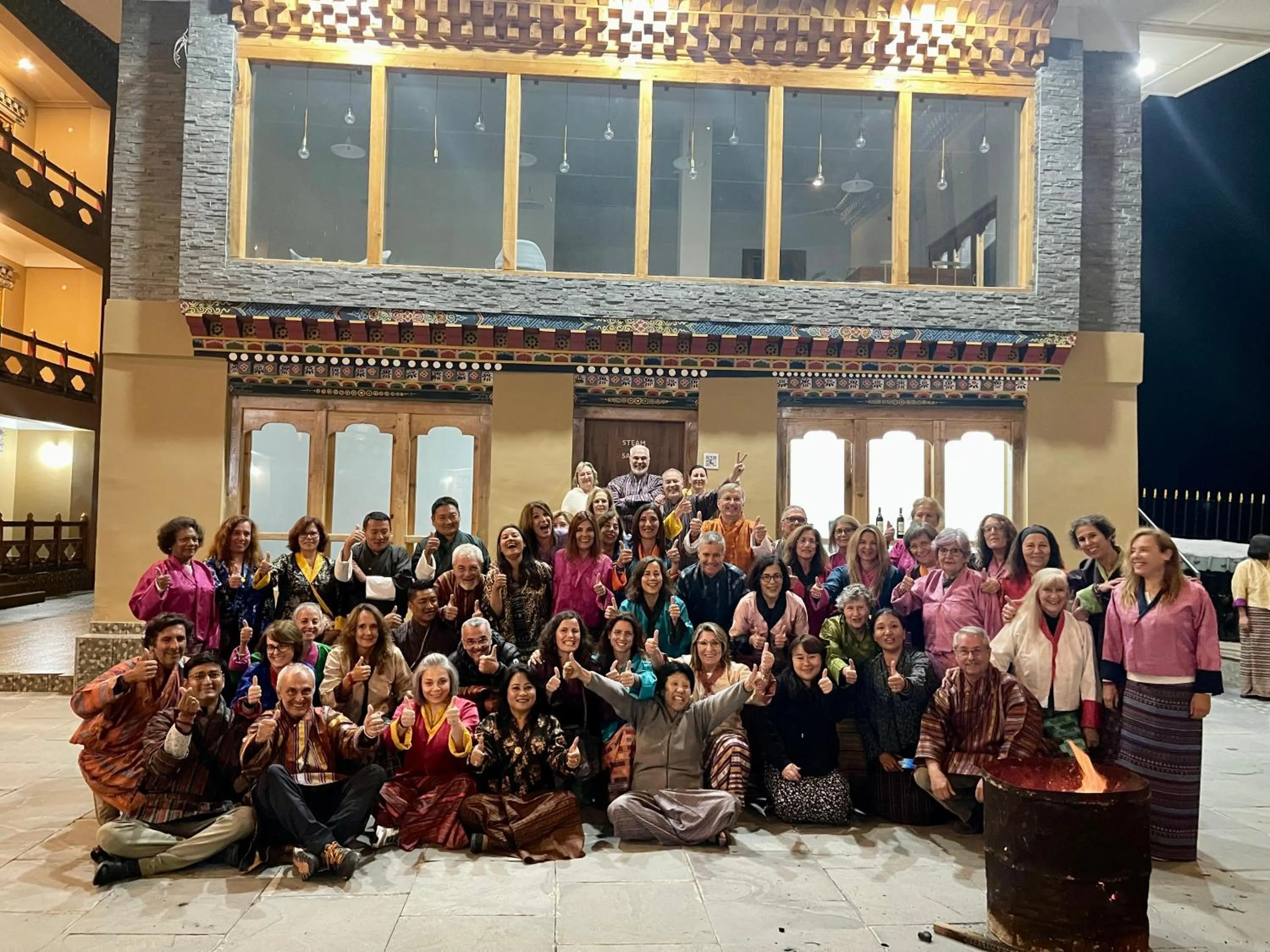 group of guests in Shomo Chuki Resort