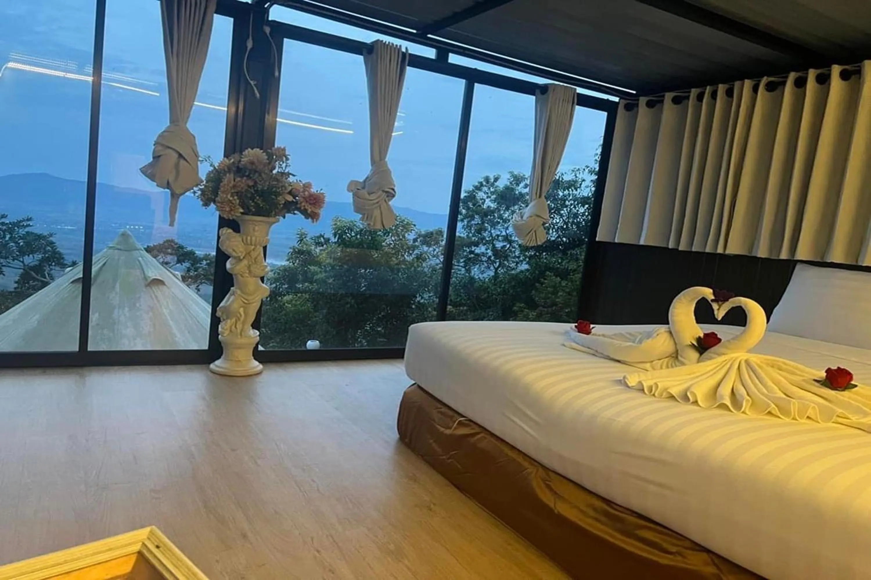 Bedroom, Bed in Kuan Khan Lao The Nine Bistro ควนคานหลาว เดอะไนท์ บิสโทร