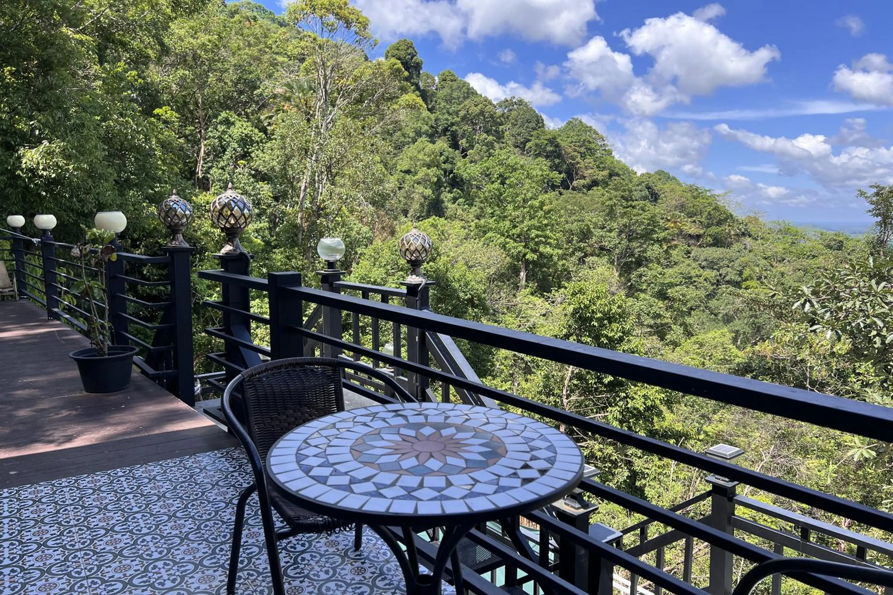 Balcony/Terrace in Kuan Khan Lao The Nine Bistro ควนคานหลาว เดอะไนท์ บิสโทร