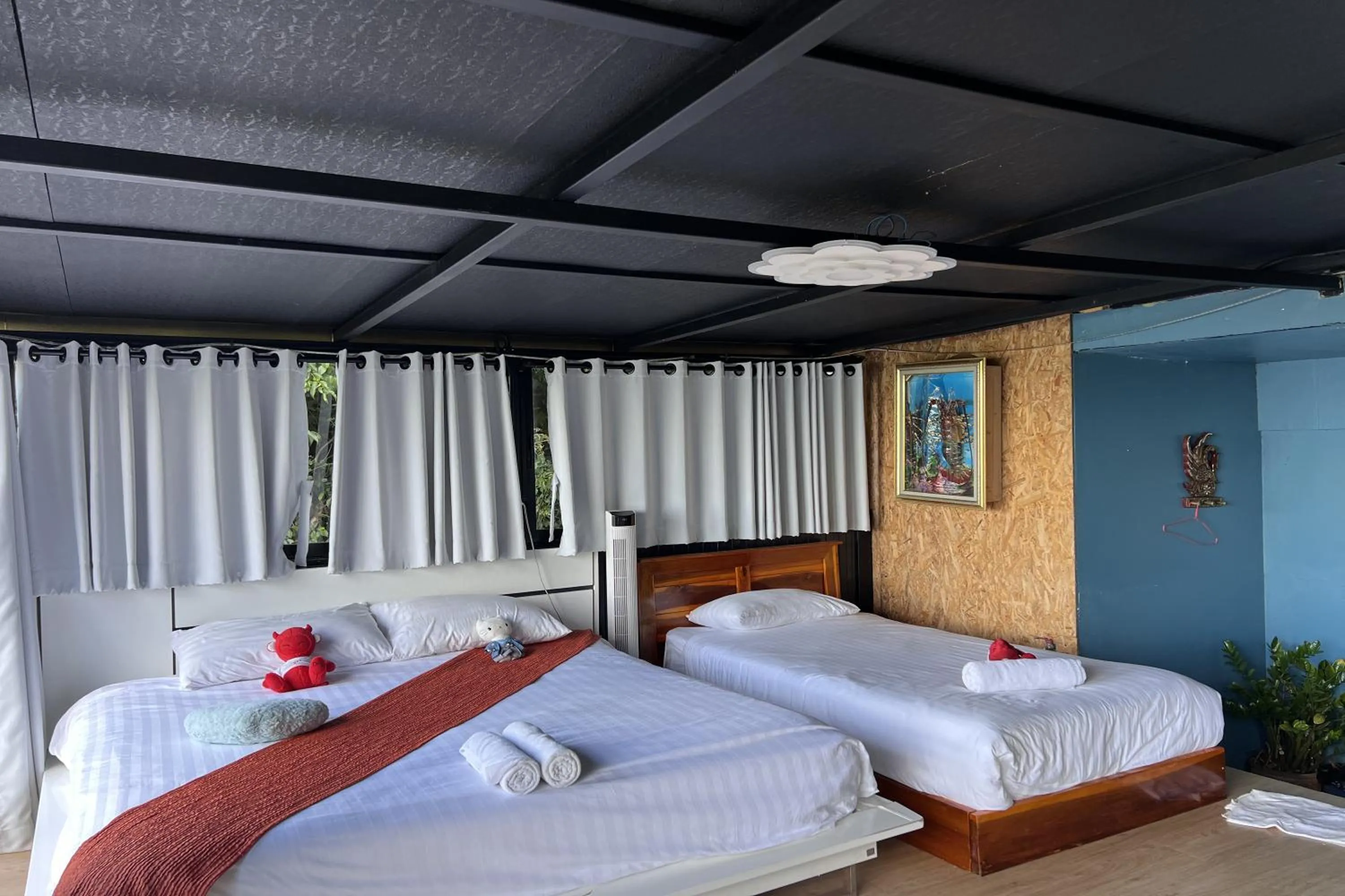 Bedroom, Bed in Kuan Khan Lao The Nine Bistro ควนคานหลาว เดอะไนท์ บิสโทร