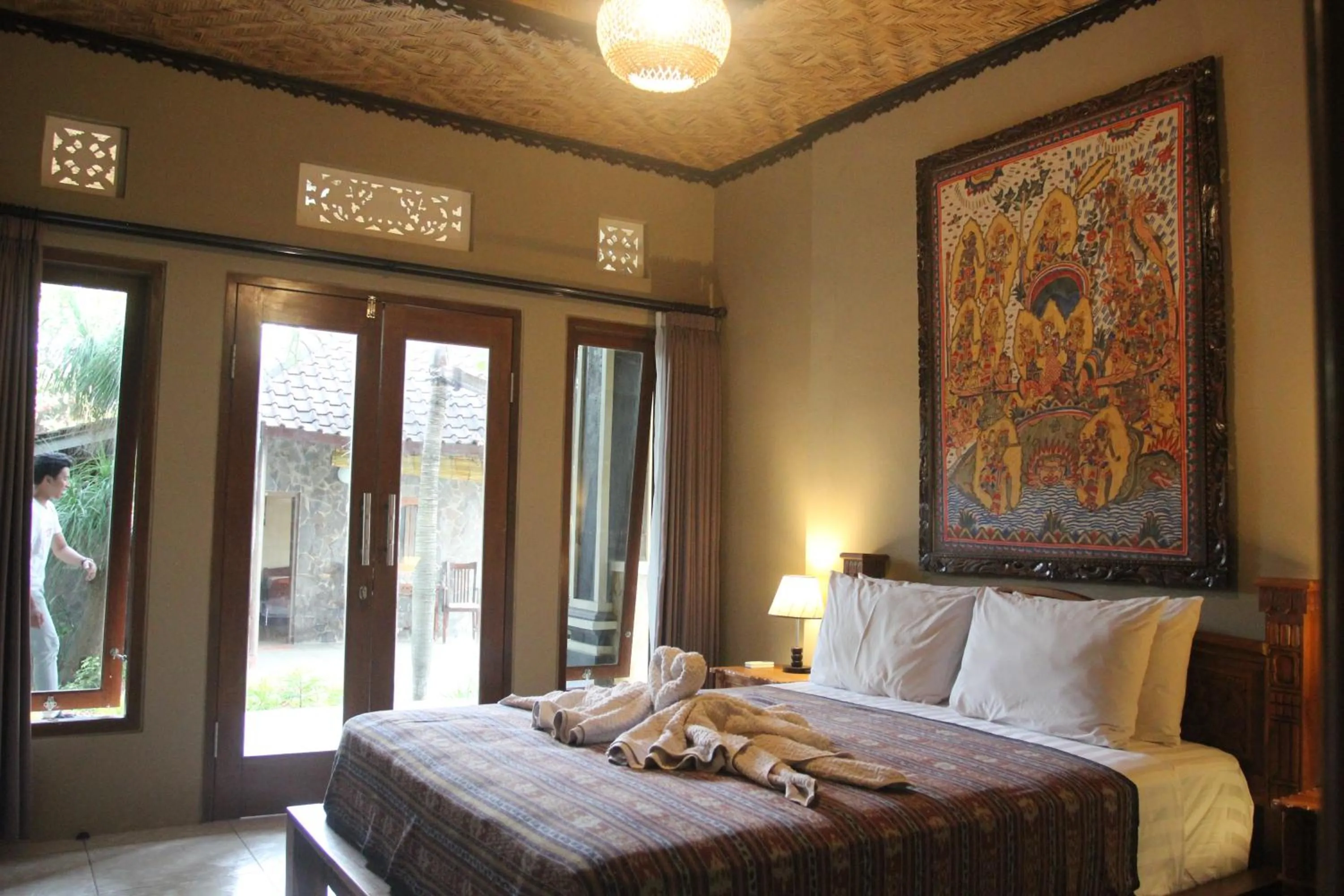 Bed in Temple Cafe & Seaside Cottages