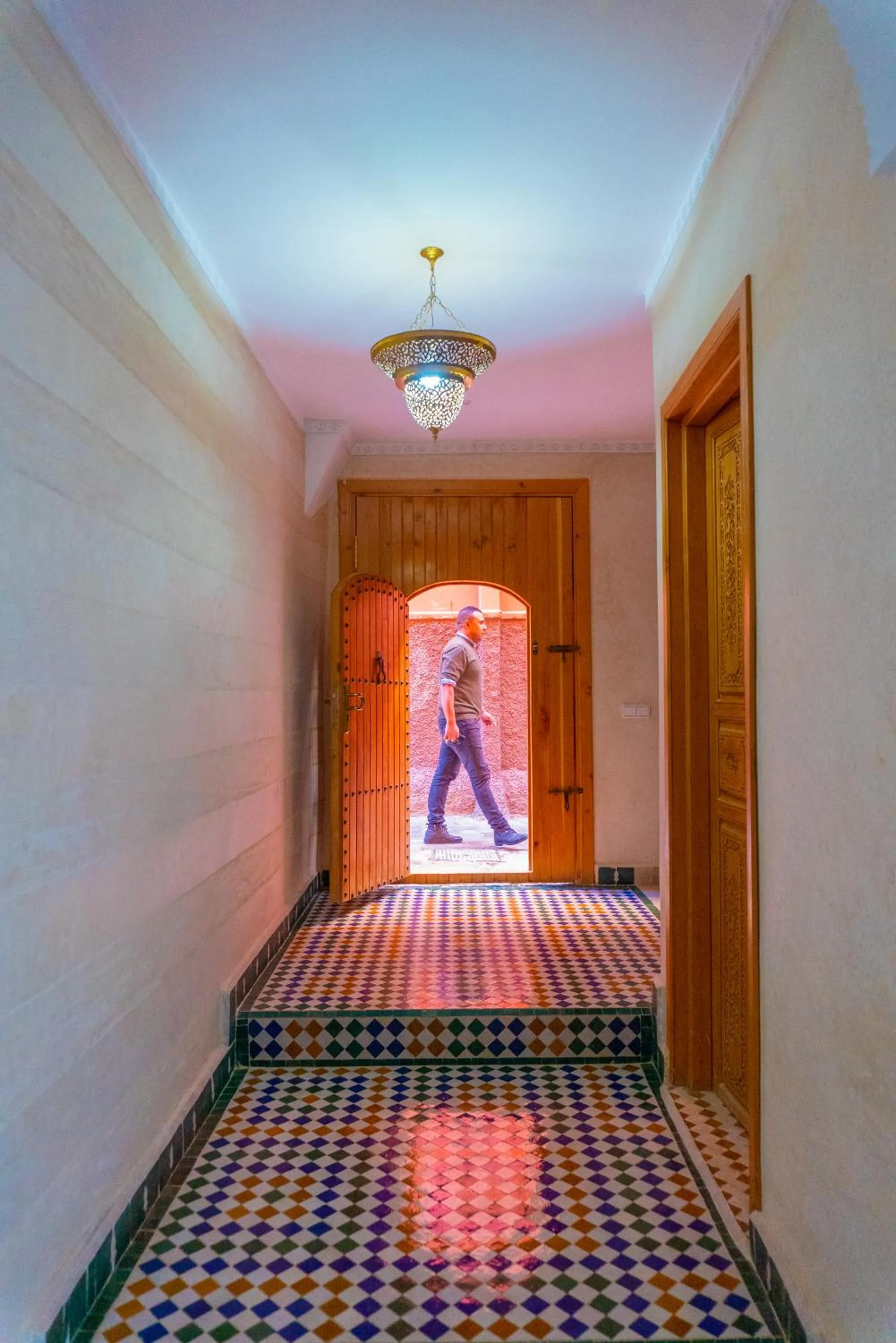 Lobby or reception in Riad Louaya