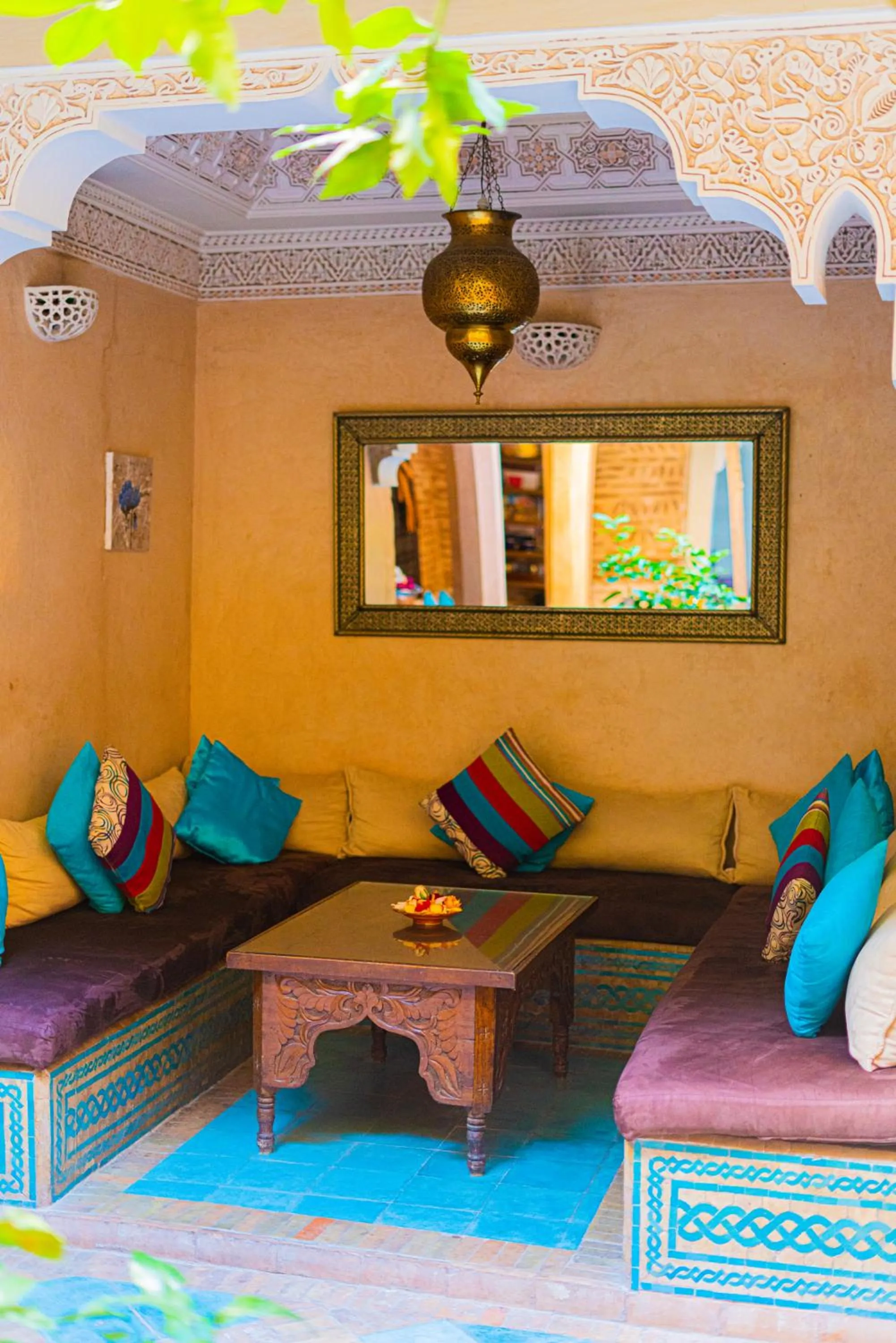 Communal lounge/ TV room in Riad Louaya
