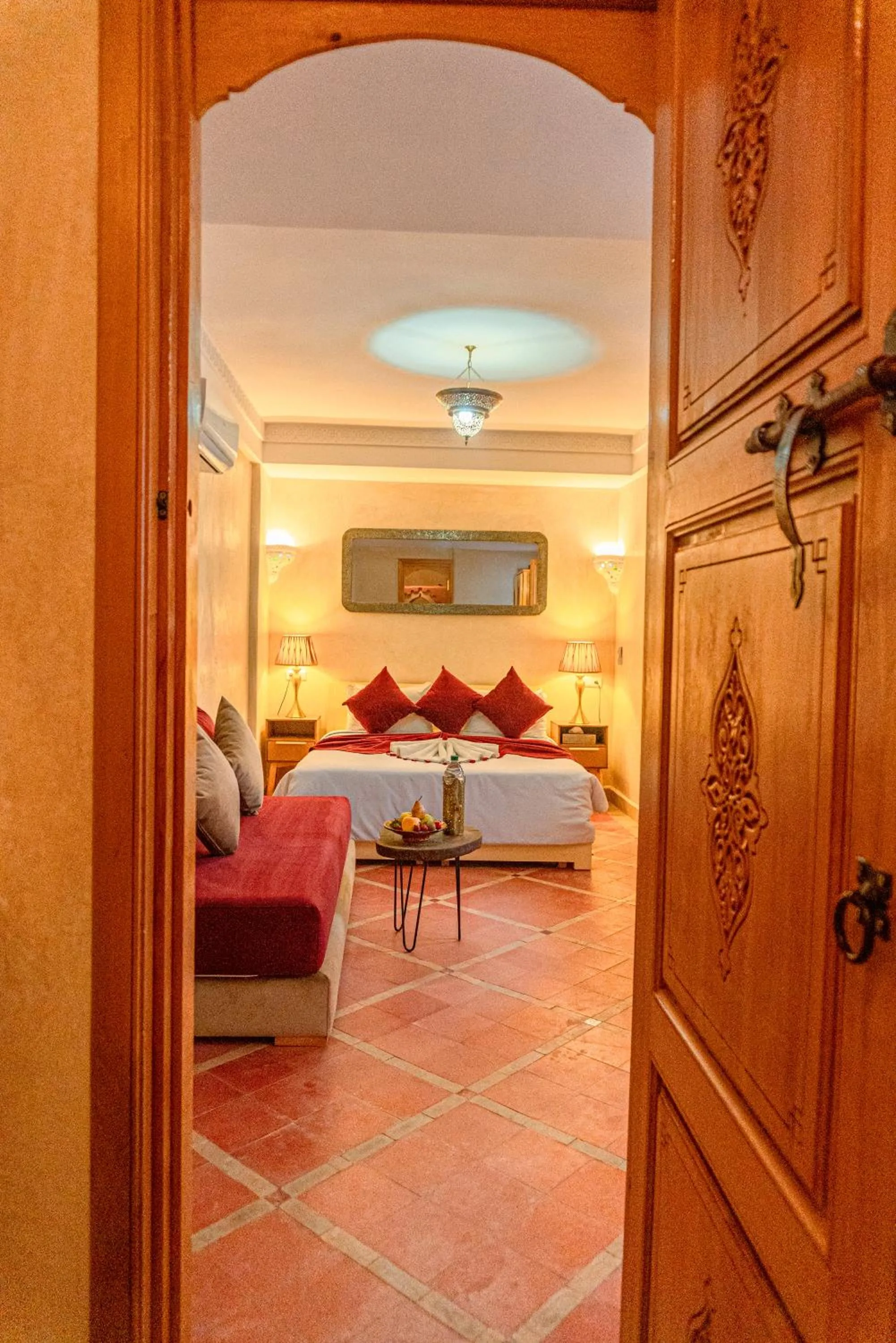 Bed in Riad Louaya